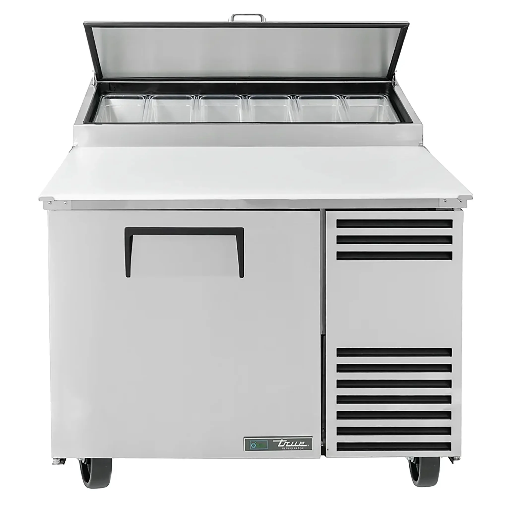 True TPP-AT-44-HC Single Door 44" Refrigerated Pizza Prep Table - Various Configurations - Image 3