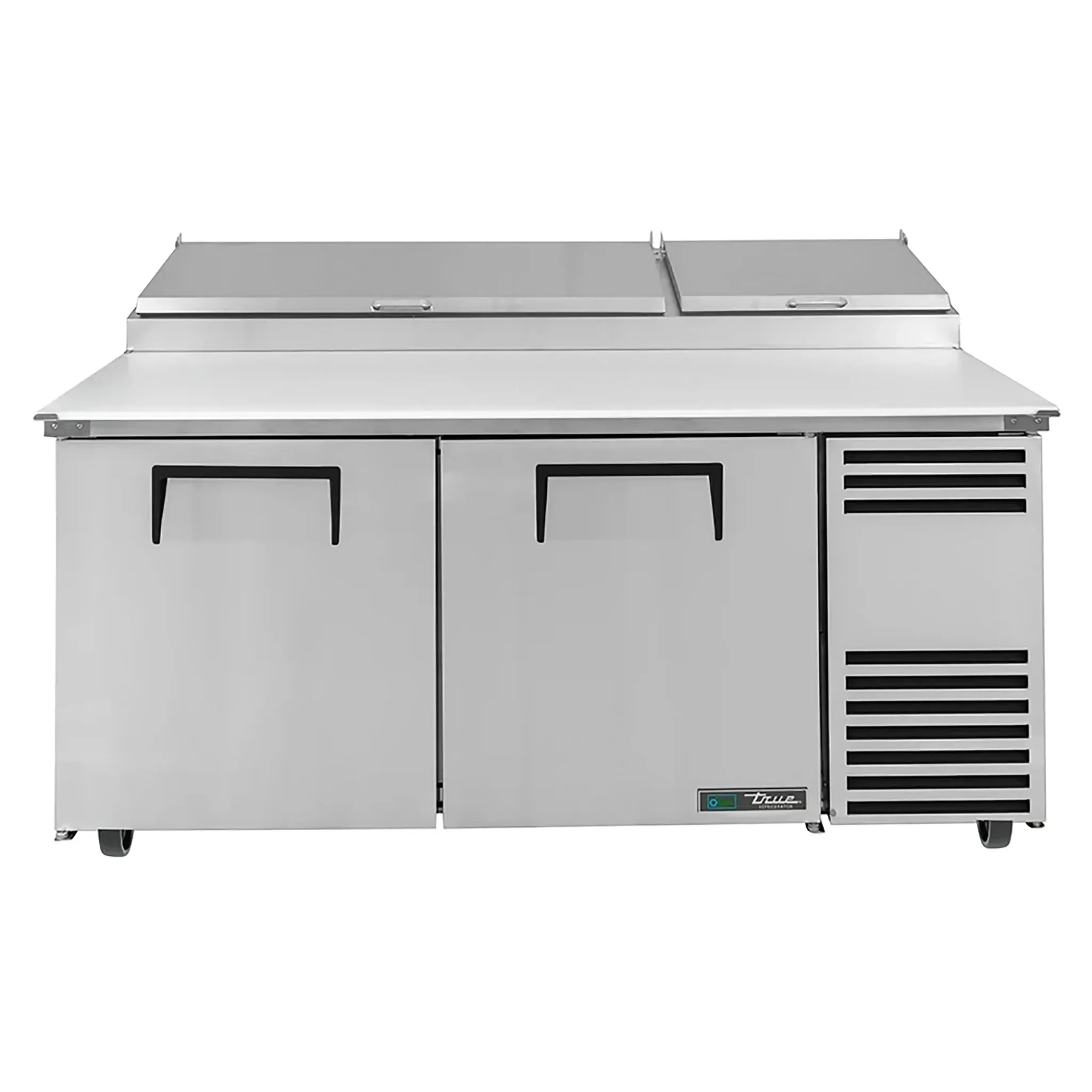 True TPP-AT-67-HC Double Door 67" Refrigerated Pizza Prep Table - Various Configurations - Image 4