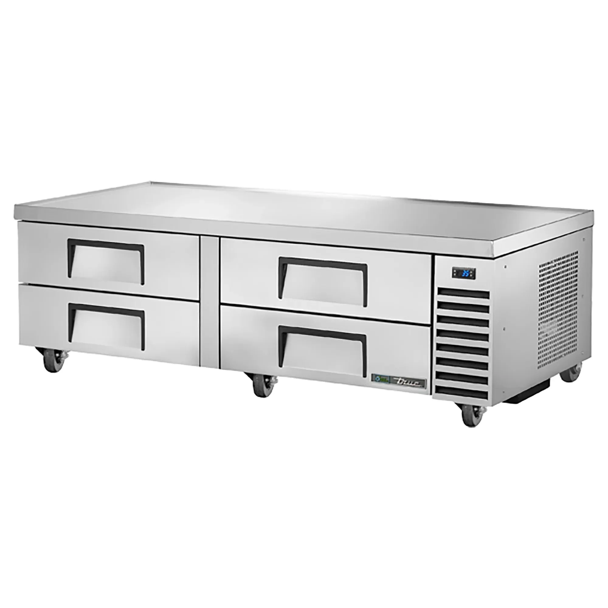 True TRCB-72-HC Refrigerated 72" Chef Base - Fits 4" Deep Pans