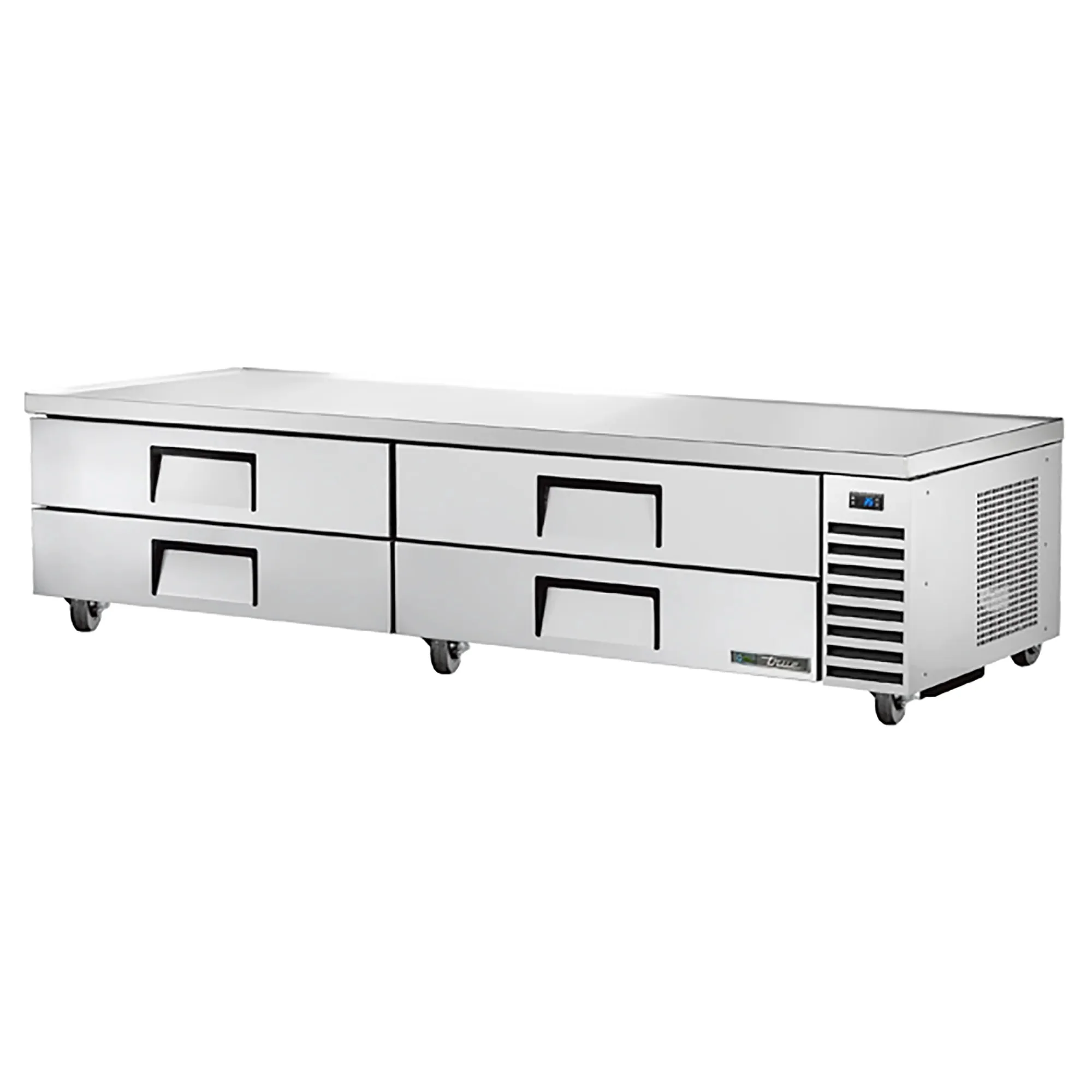 True TRCB-96-HC Refrigerated 96" Chef Base - Fits 4" Deep Pans