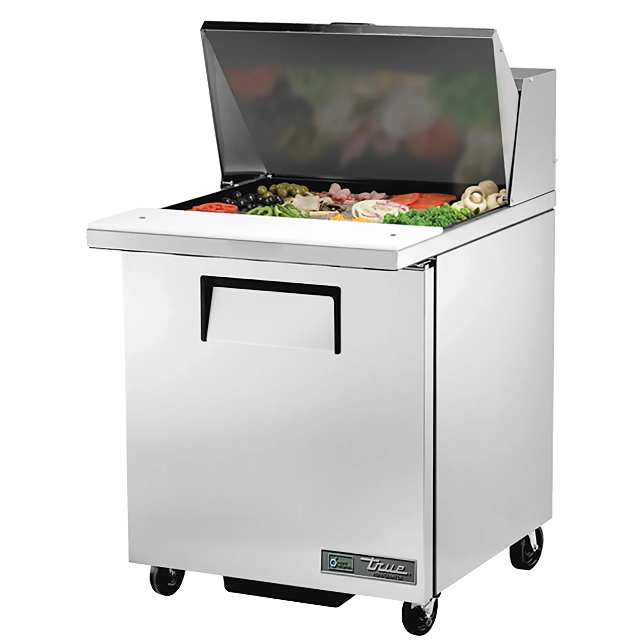 True TSSU-27-12M-C-HC Single Door 27" Refrigerated Mega Top Sandwich Prep Table