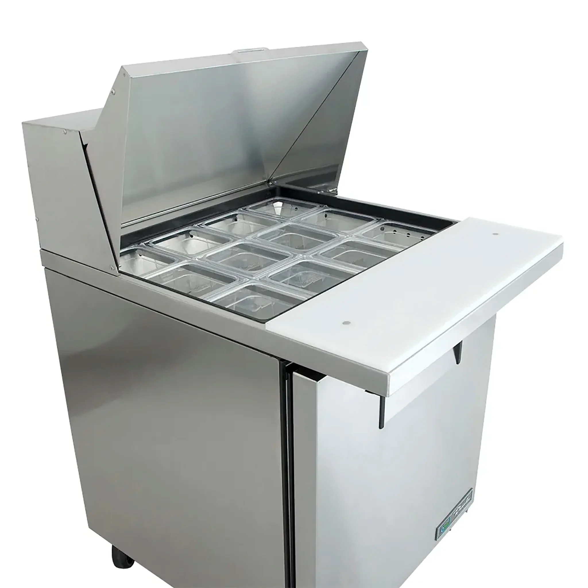 True TSSU-27-12M-C-HC Single Door 27" Refrigerated Mega Top Sandwich Prep Table - Image 3
