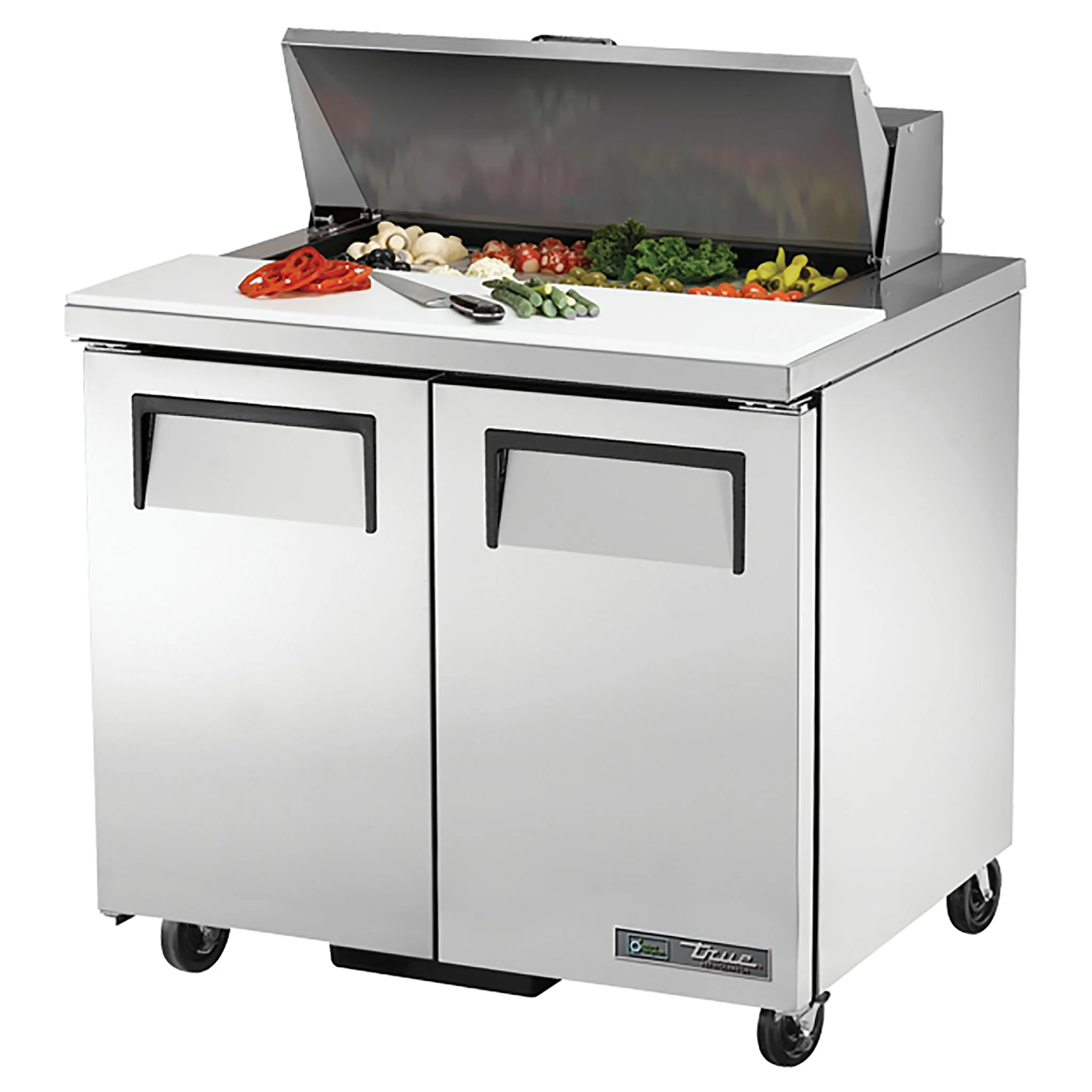 True TSSU-36-08-HC Double Door 36" Refrigerated Sandwich Prep Table