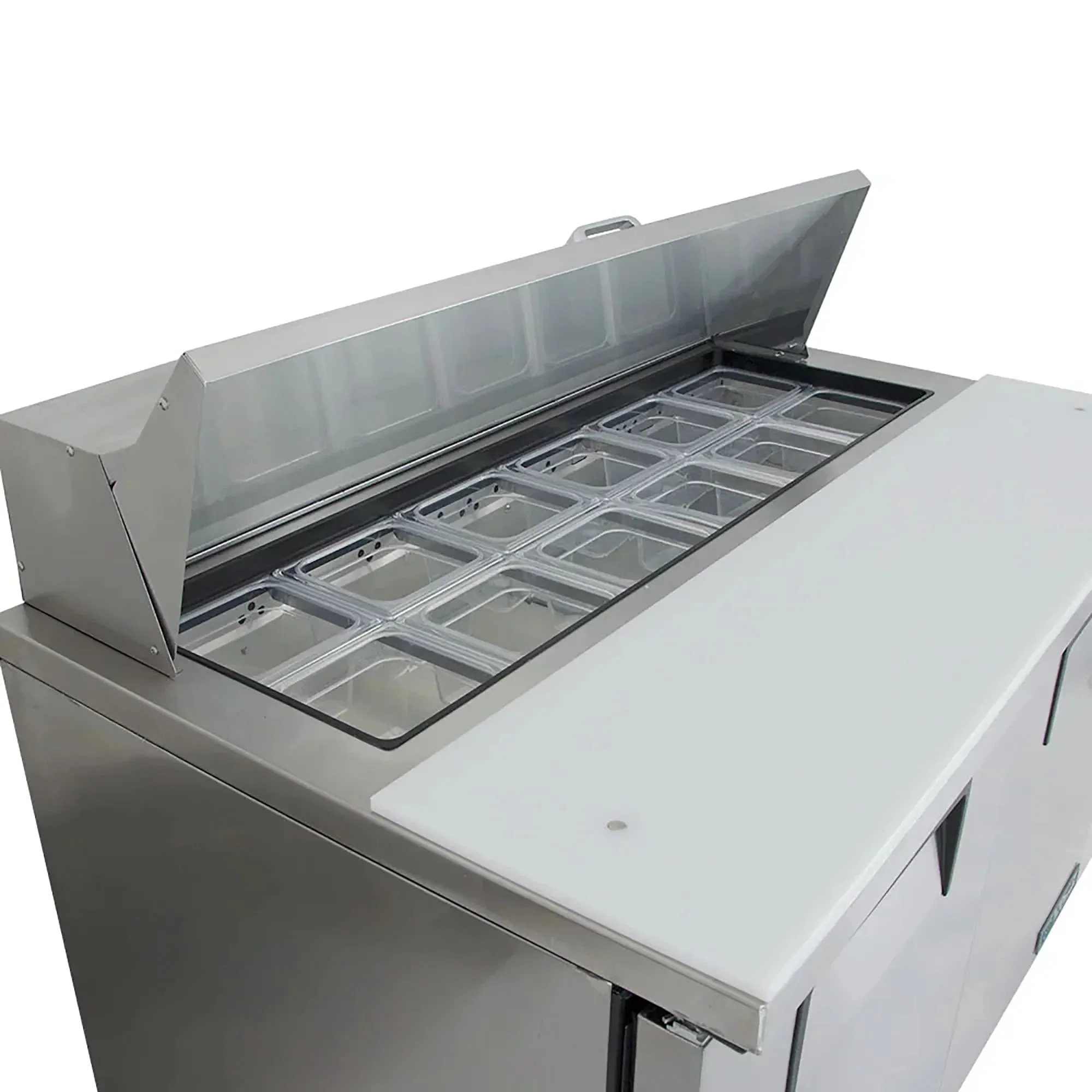 True TSSU-48-12-HC Double Door 48" Refrigerated Sandwich Prep Table - Various Configurations - Image 5