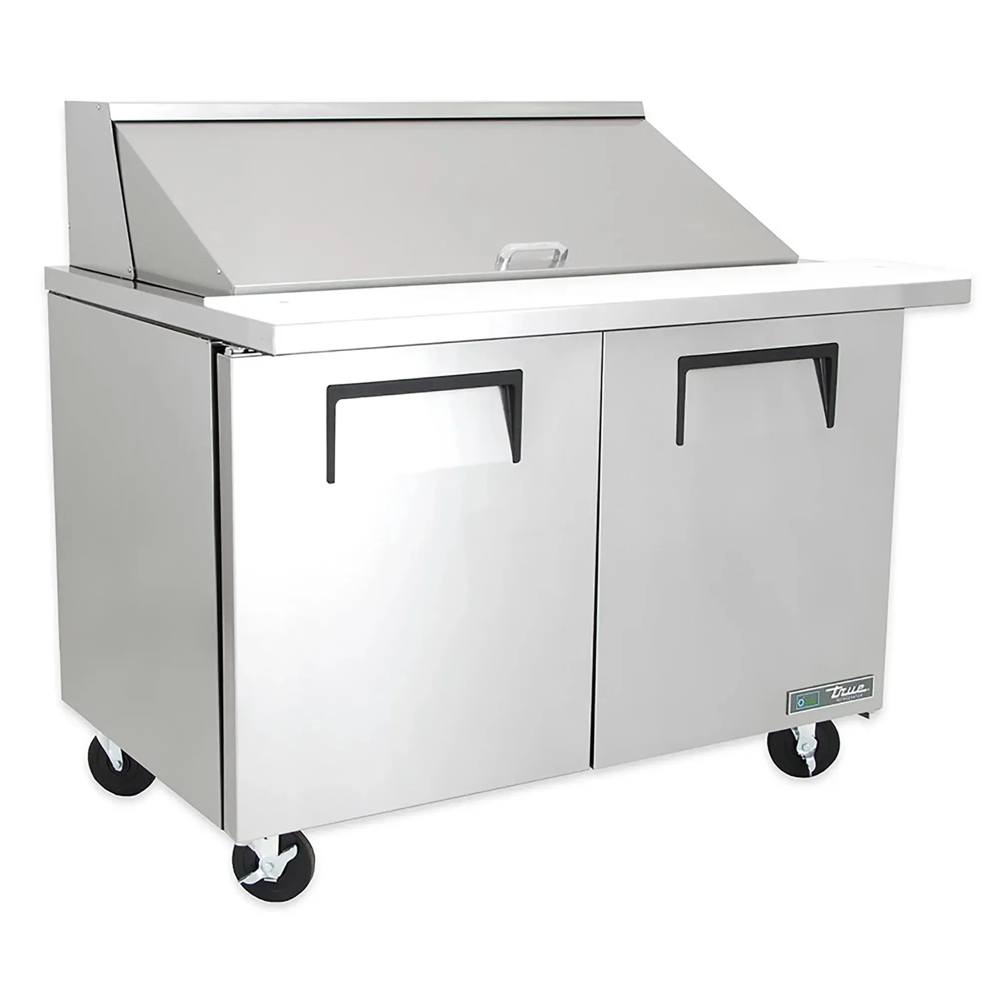 True TSSU-48-18M-B-HC Double Door 48" Refrigerated Mega Top Sandwich Prep Table - Various Configurations - Image 4