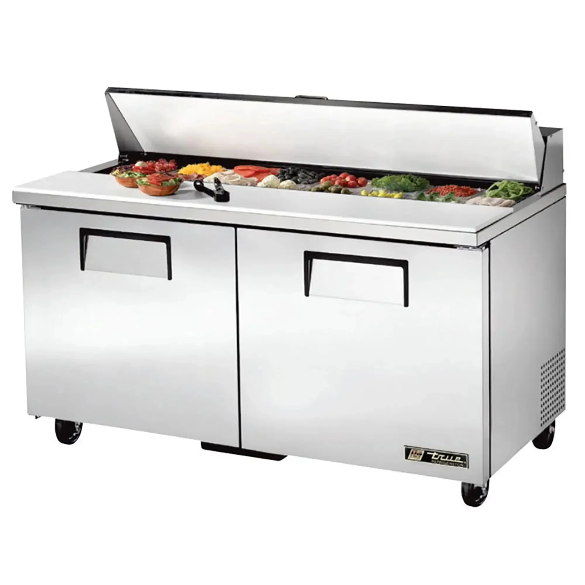 True TSSU-60-16-HC Double Door 60" Refrigerated Sandwich Prep Table - Various Configurations
