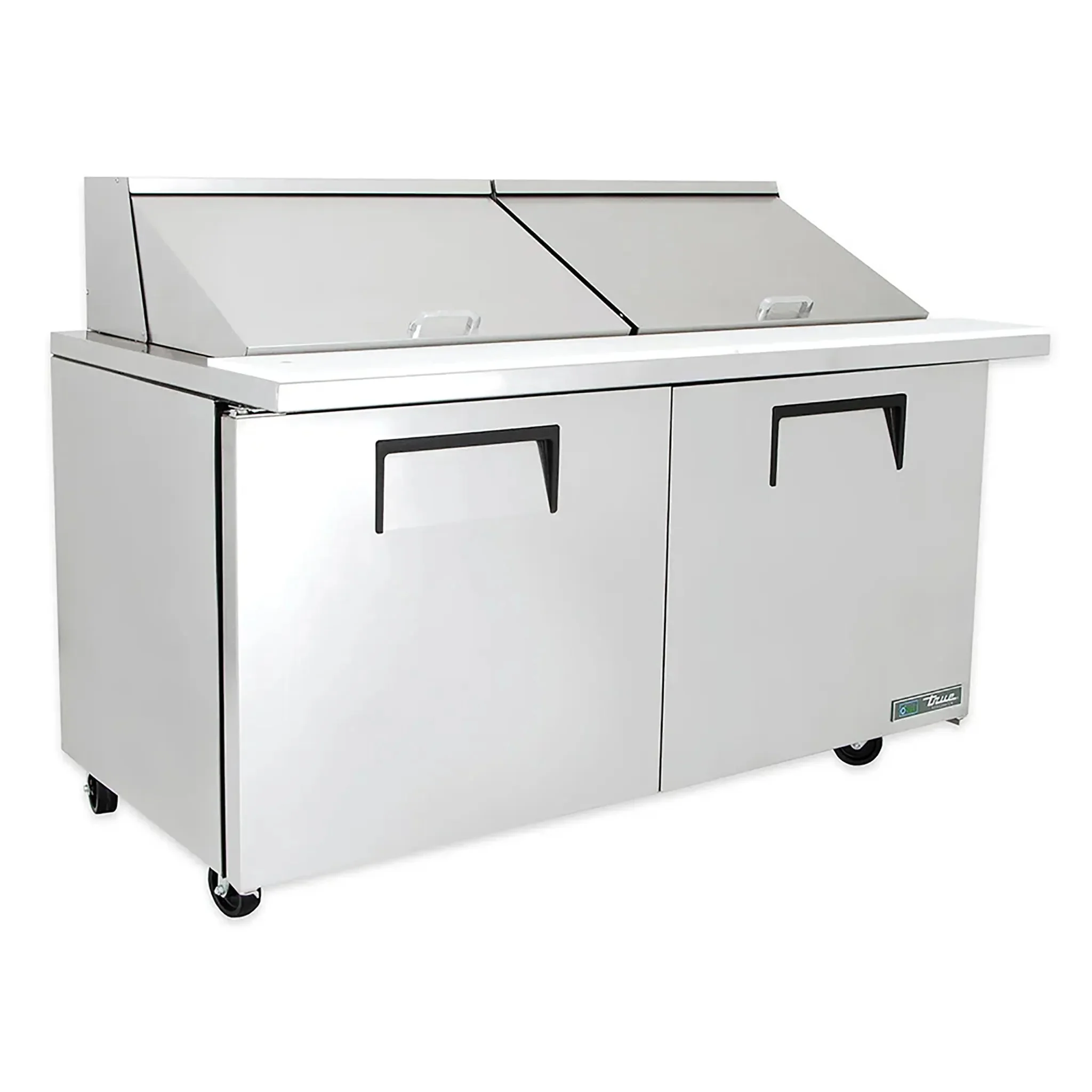 True TSSU-60-24M-B-ST-HC Double Door 60" Refrigerated Mega Top Sandwich Prep Table - Various Configurations - Image 5