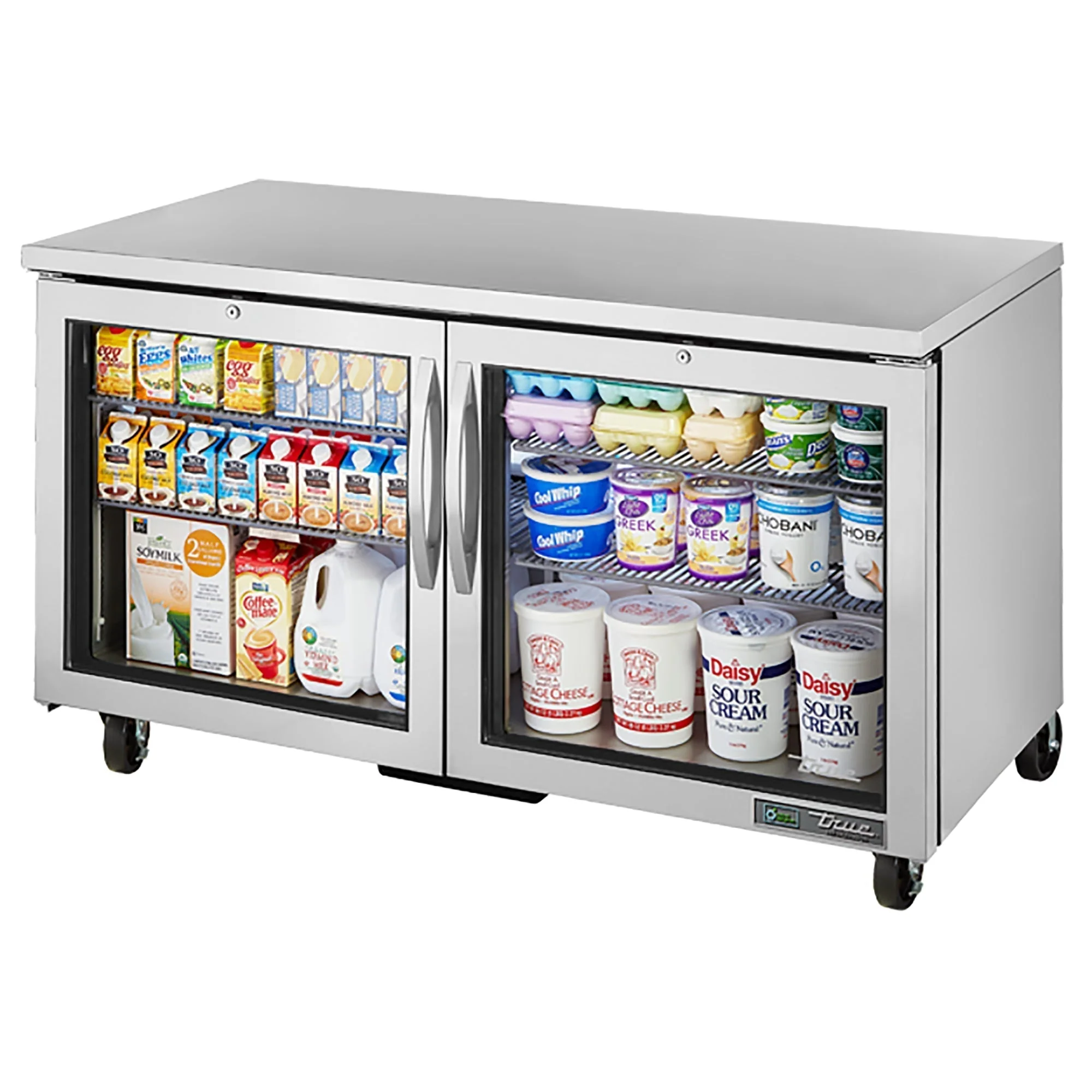True TUC-60 Series Double Door 60" Under Counter Refrigerator - Various Configurations - Image 2