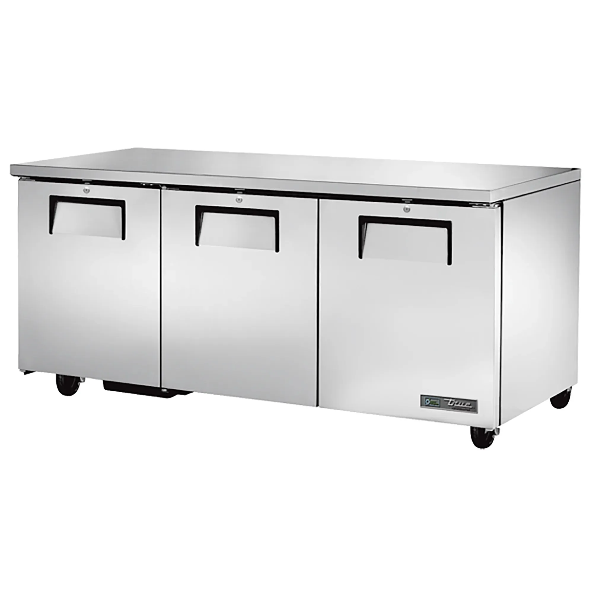 True TUC-72-HC Triple Door 72" Under Counter Refrigerator