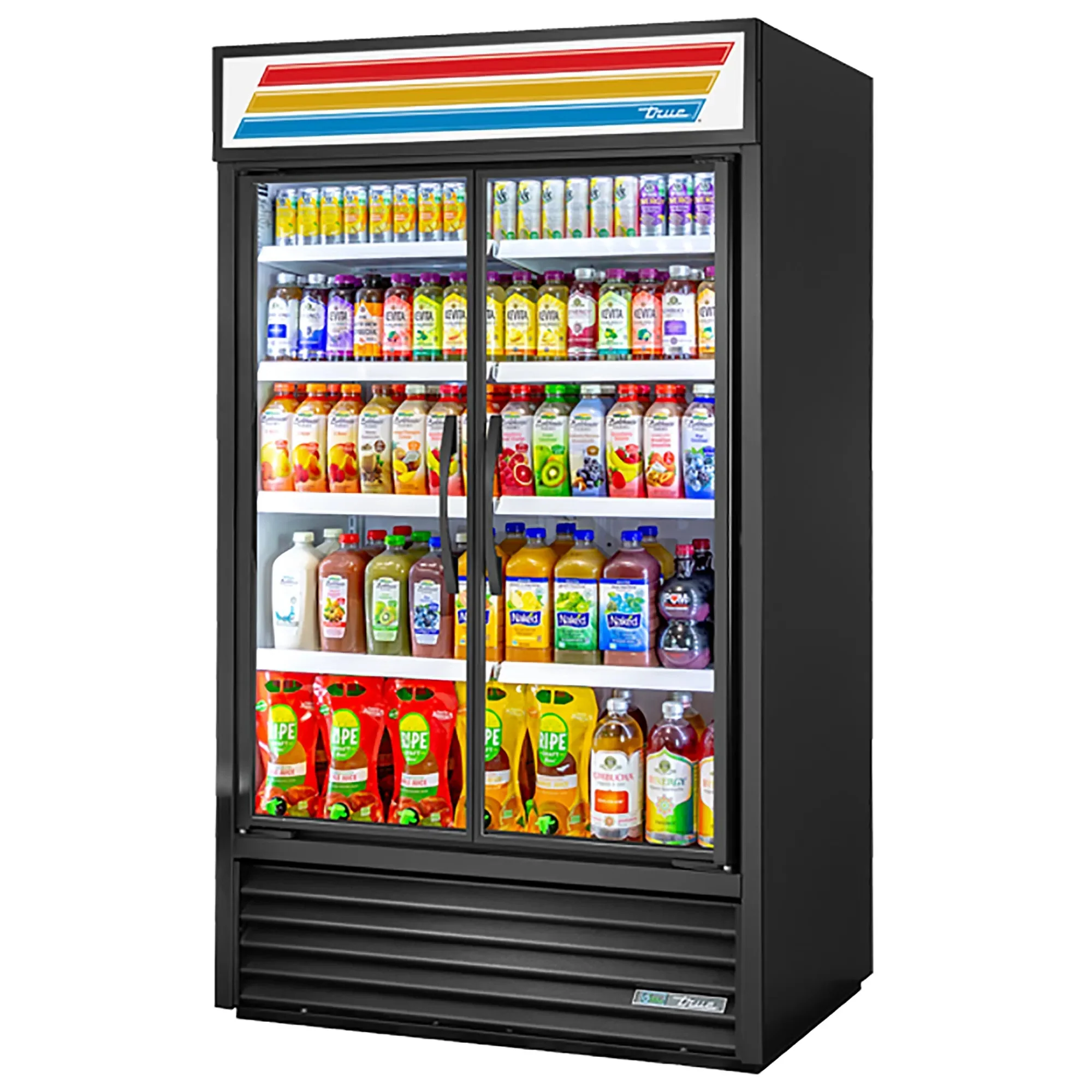 True TVM-48-HC~VM01 Double Door 48" Wide Visual Glass Display Refrigerator