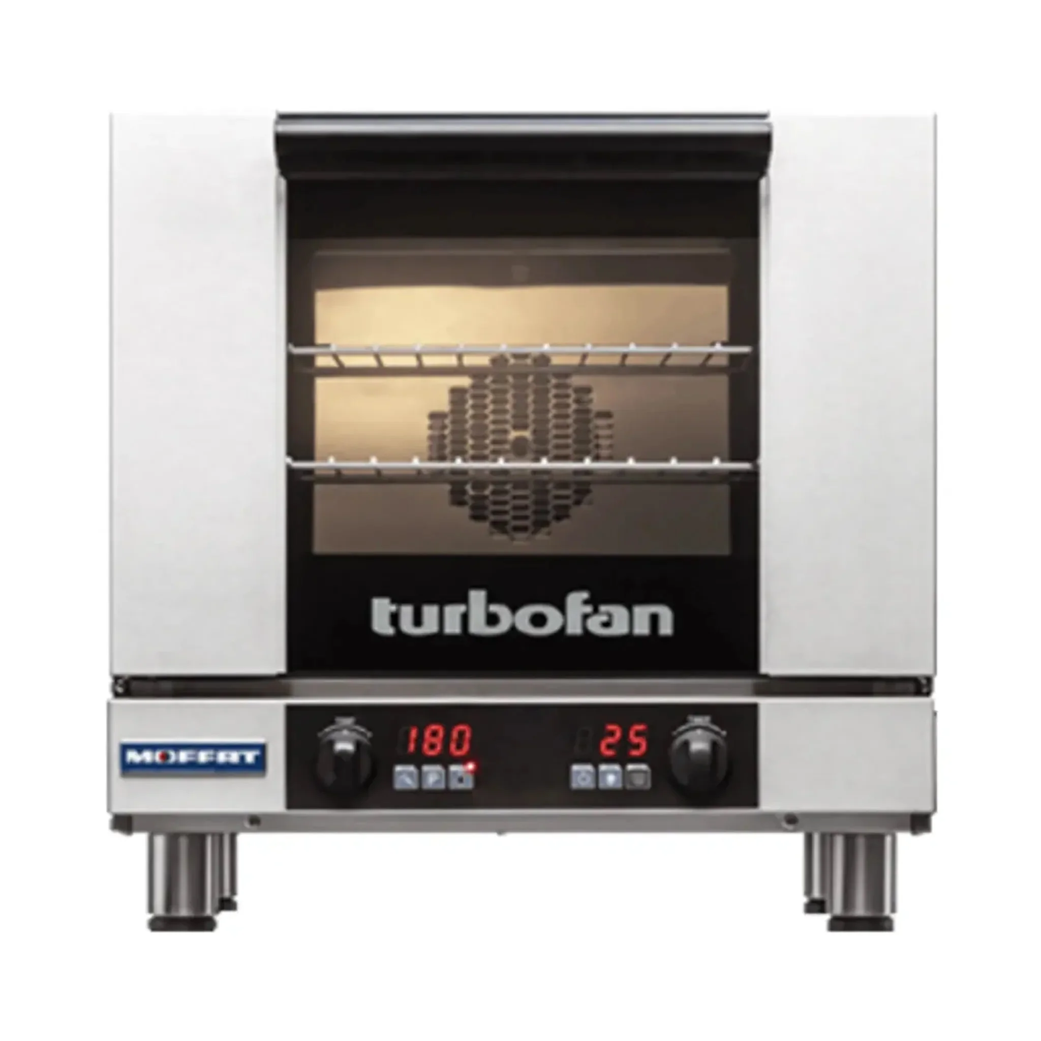TurboFan E23 Series Electric Counter Top Convection Oven - 208V, Fits 3 1/2 Size Sheet Pans, Various Configurations - Image 4