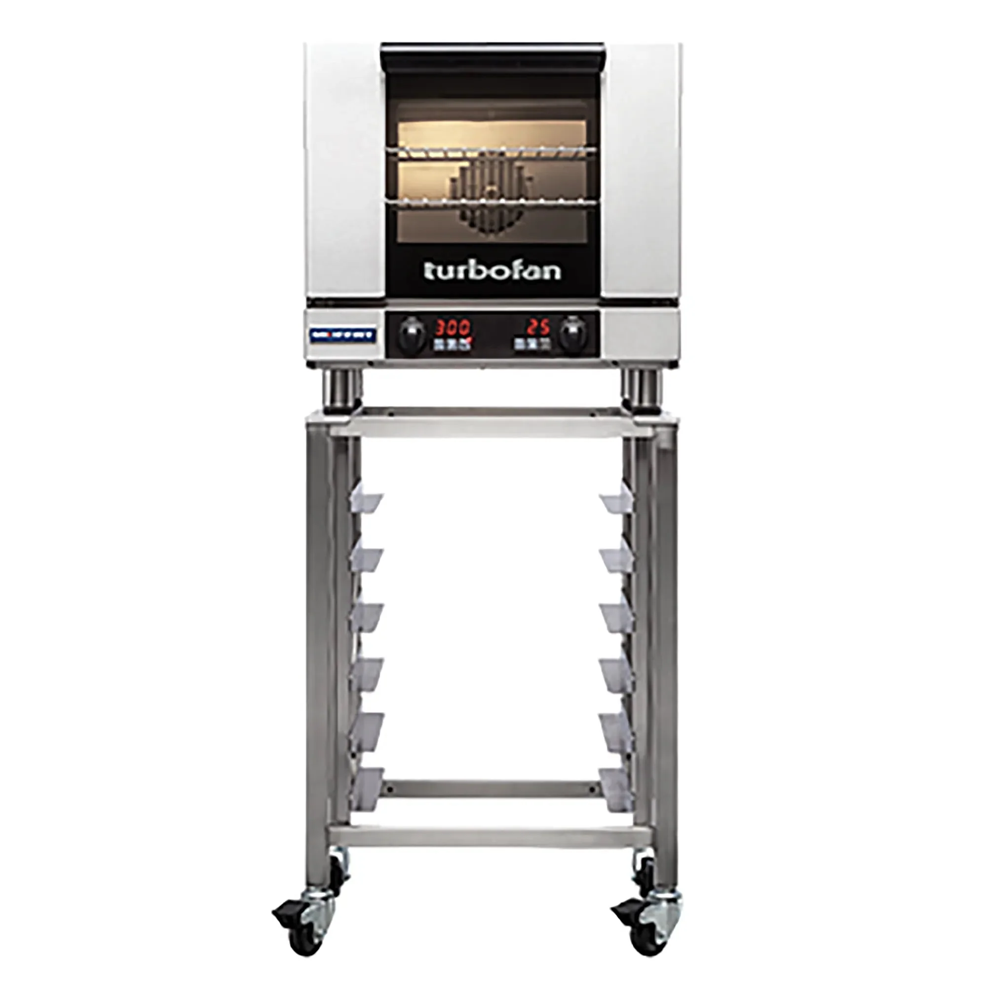 TurboFan E23 Series Electric Counter Top Convection Oven - 208V, Fits 3 1/2 Size Sheet Pans, Various Configurations - Image 5