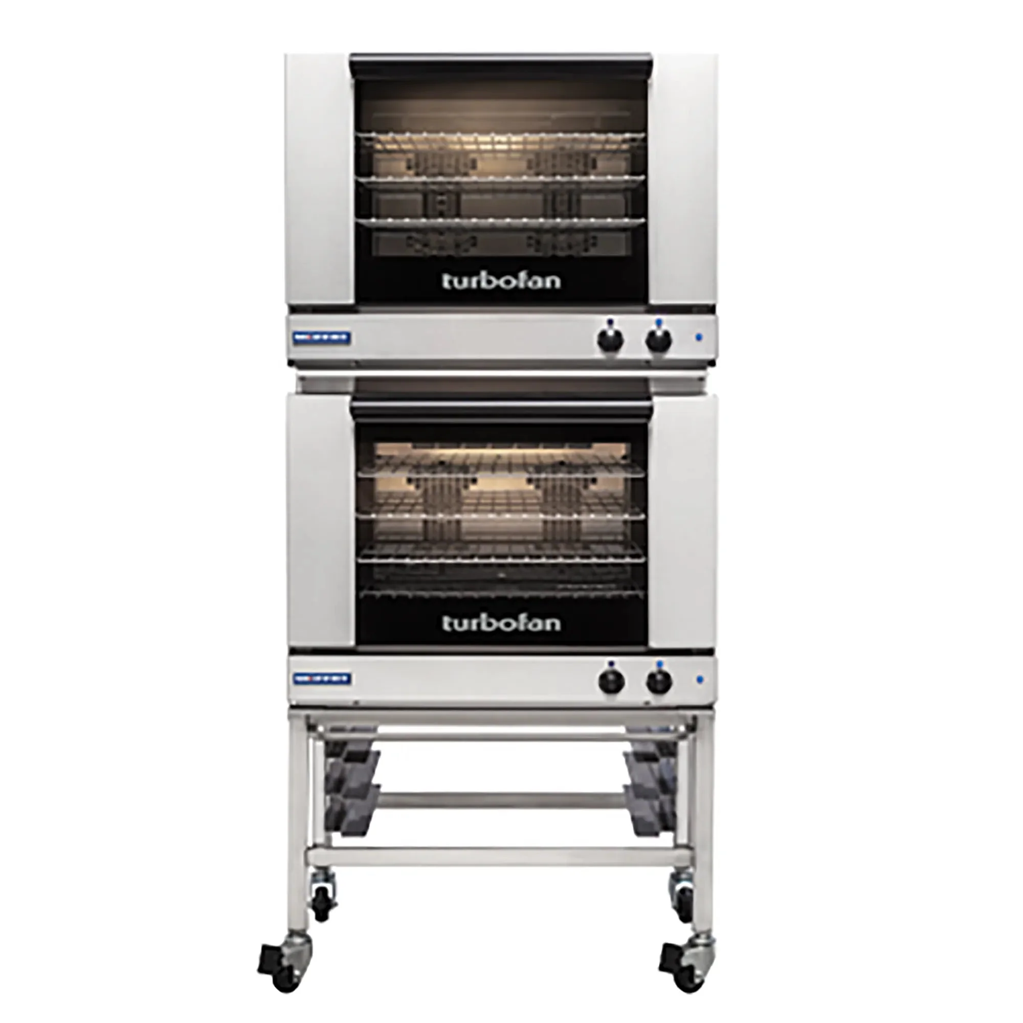 TurboFan E28 Series Electric Counter Top Convection Oven - 208V, Fits 4 Full Size Sheet Pans, Various Configurations - Image 3