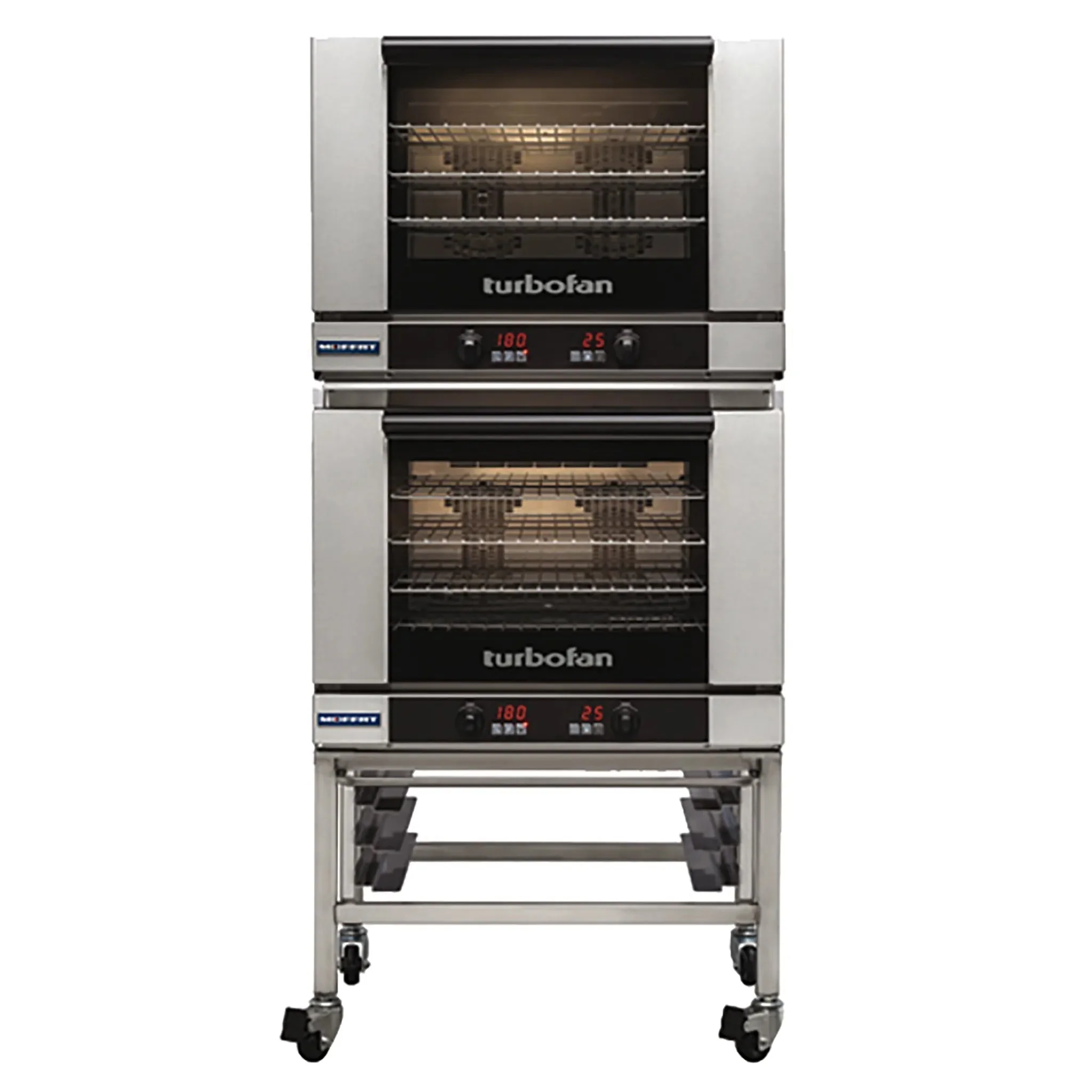 TurboFan E28 Series Electric Counter Top Convection Oven - 208V, Fits 4 Full Size Sheet Pans, Various Configurations - Image 6