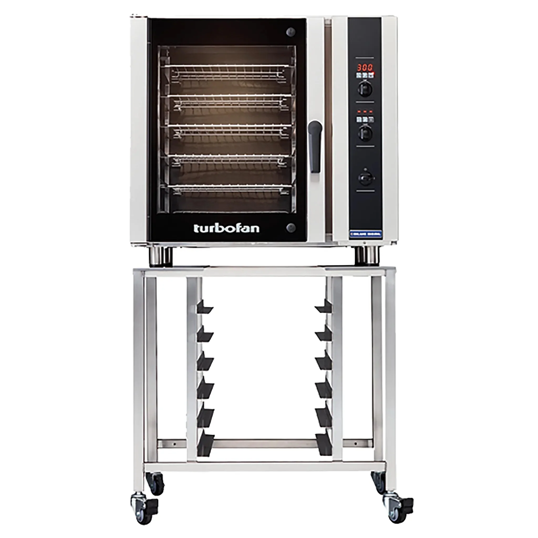 TurboFan E35 Series Digital Electric Convection Oven - 208V, Fits 6 Full Size Pans, Various Configurations - Image 2