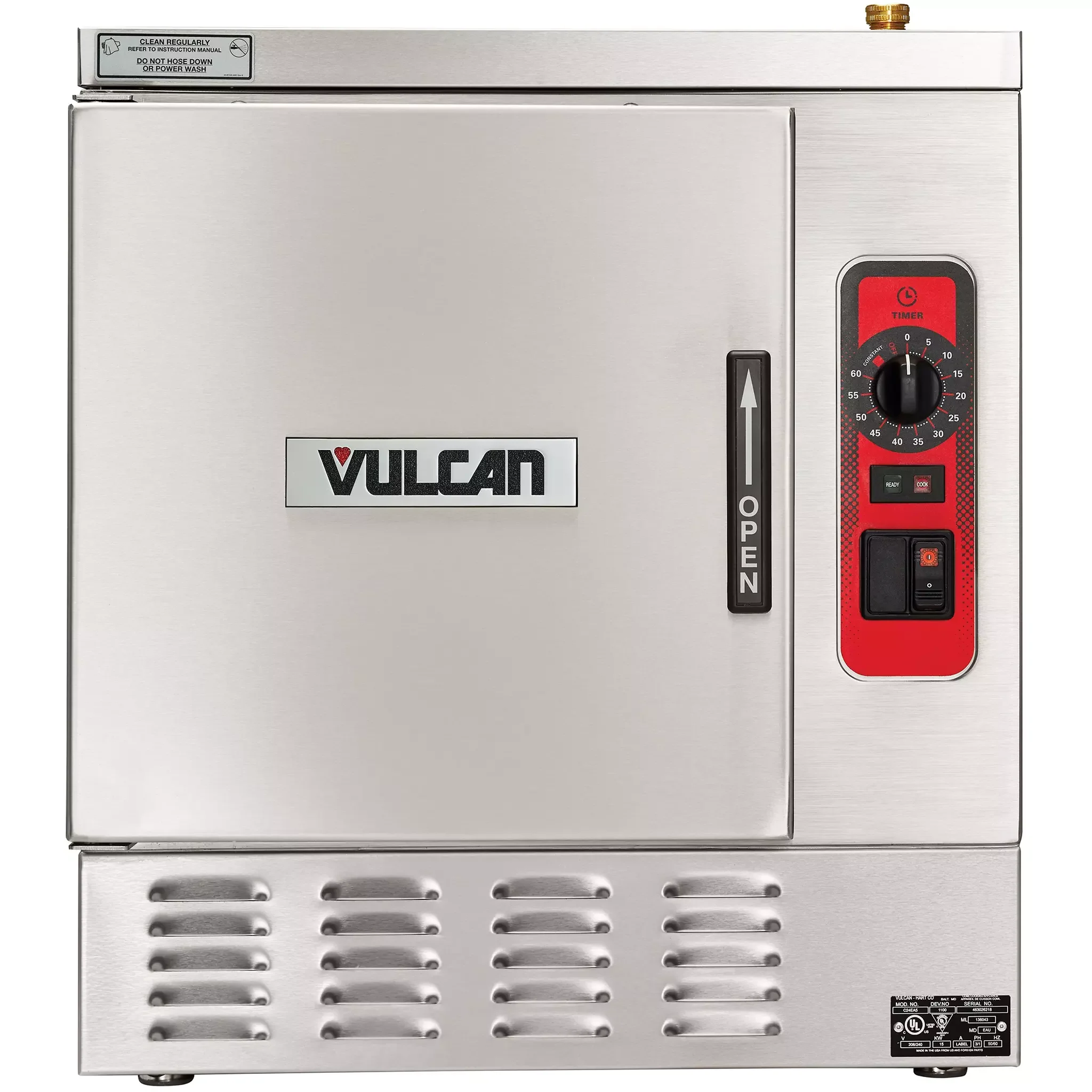 Vulcan C24EA Series Electric Counter Top Steaming Cabinet - 3 & 5 Pan Capacity - Image 2