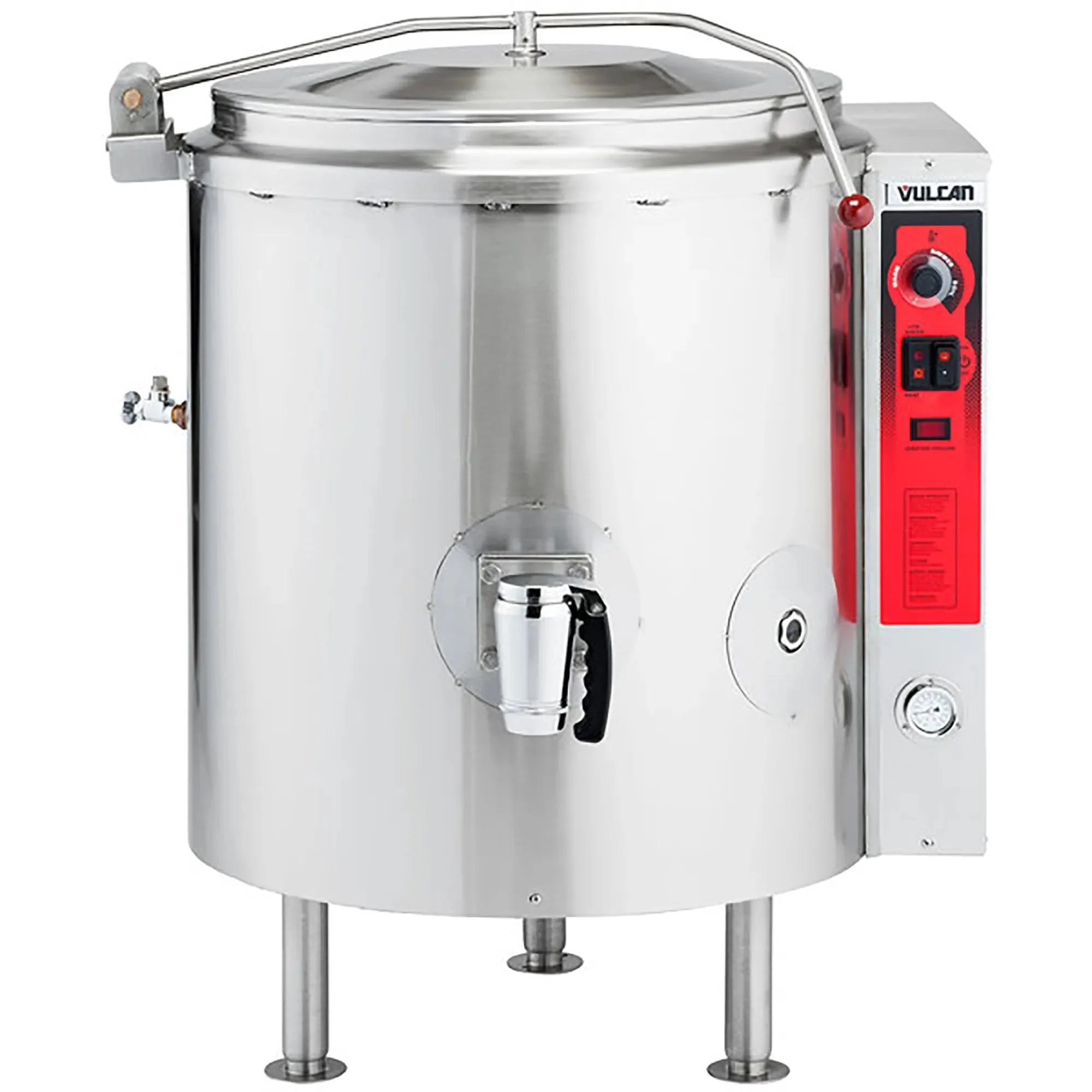 Vulcan KGL Natural Gas/Propane Fixed Steam Kettle - 20 Gallon Capacity, Various Sizes