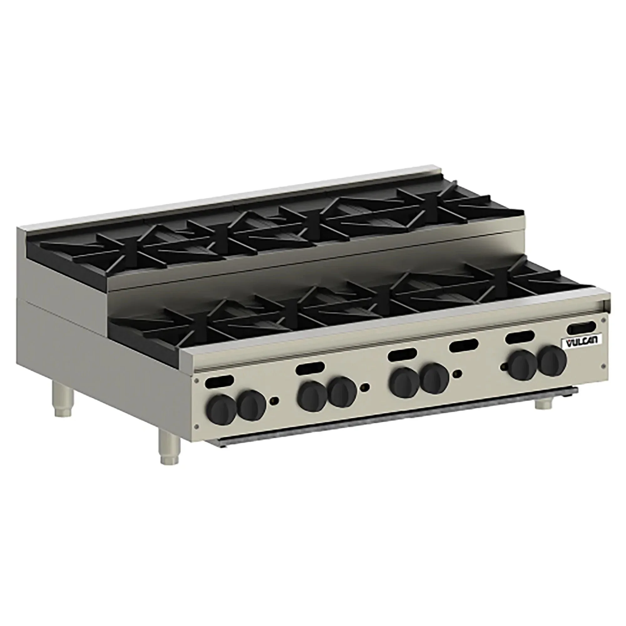 Vulcan VHP Series Natural Gas/Propane Step-Up Open Burner - Various Configurations - Image 4