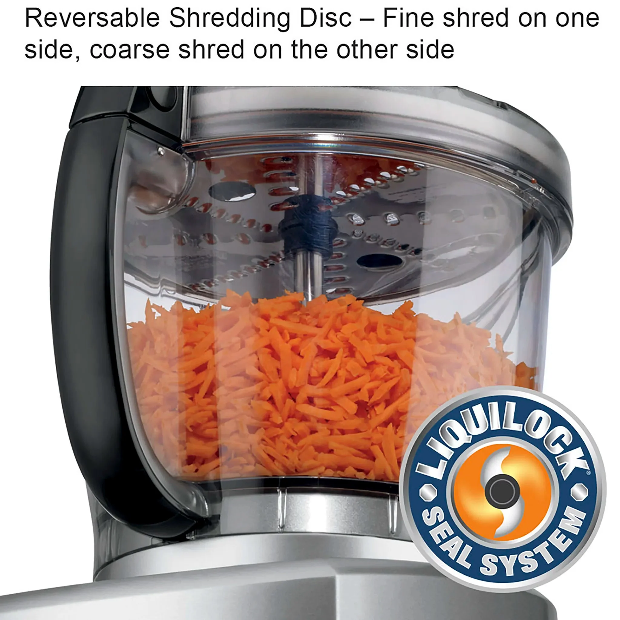 Waring WFP16SCD 4 Qt Combination Food Cutter & Processor Combo with Continuous Feed Chute - Image 6