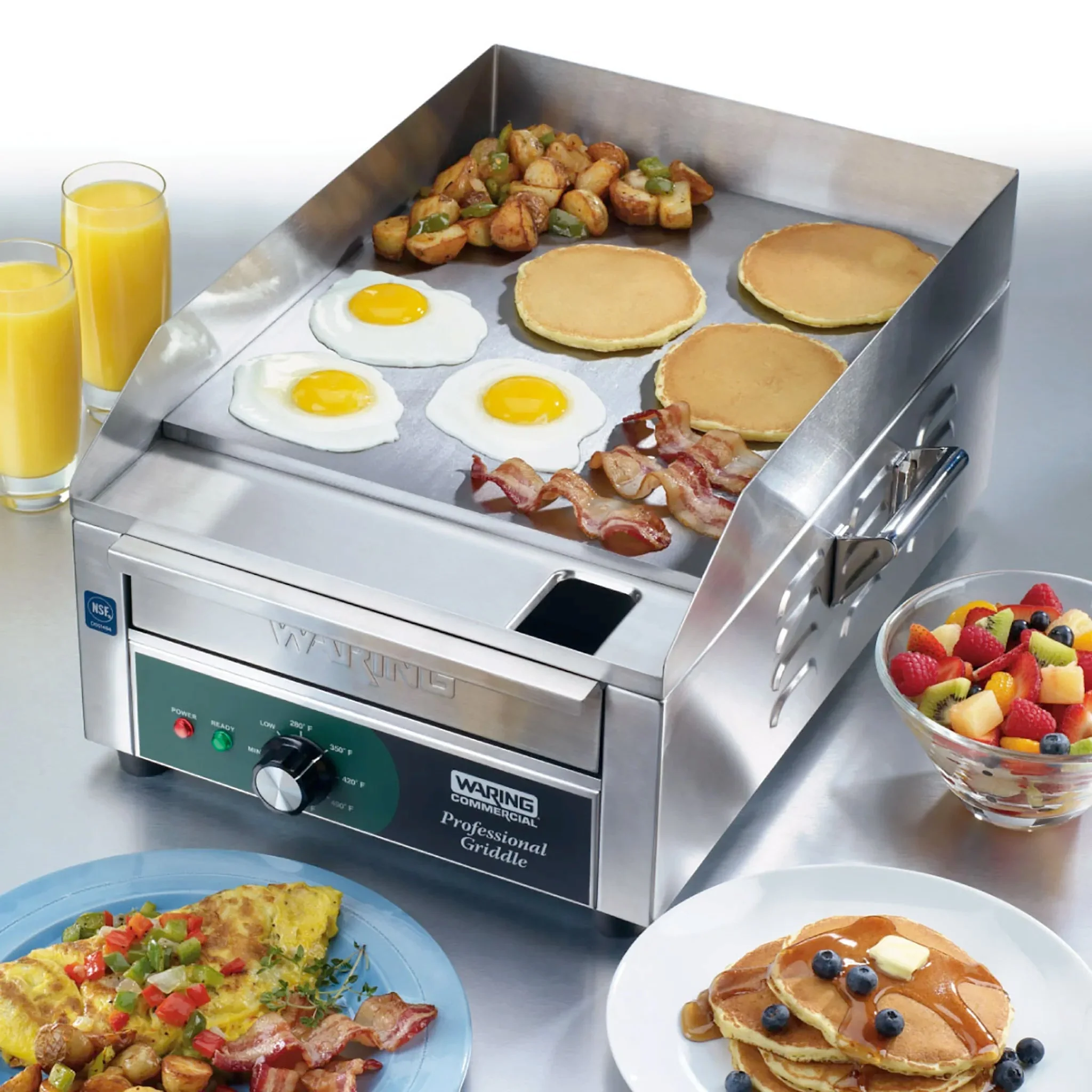 Waring WGR140X 14" Electric Griddle - 120V - Image 2