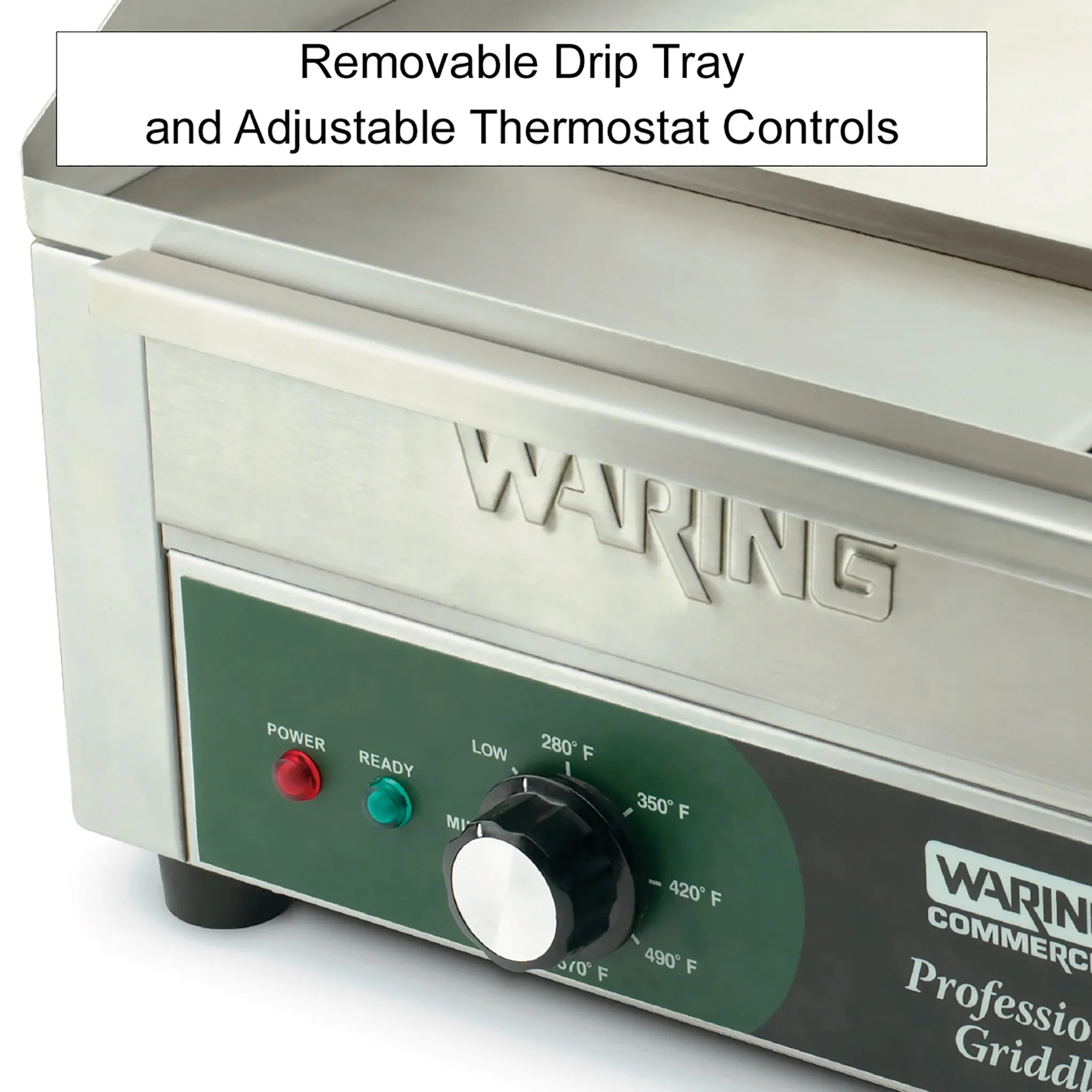 Waring WGR140X 14" Electric Griddle - 120V - Image 3