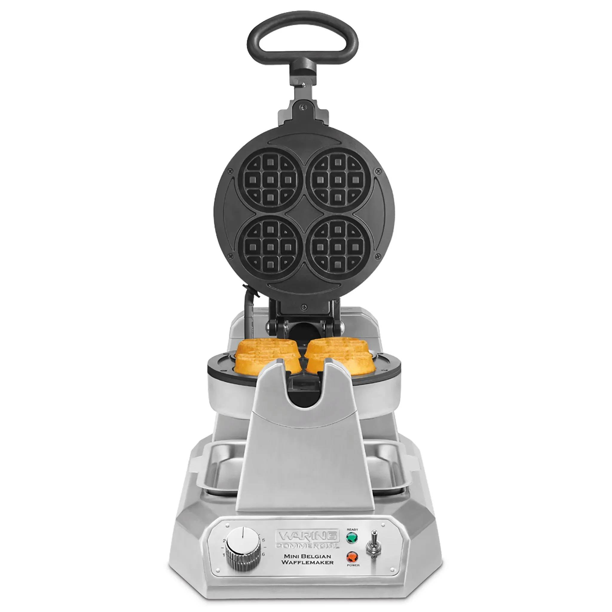 Waring WMB400X Mini Belgian Waffle Maker - Image 4