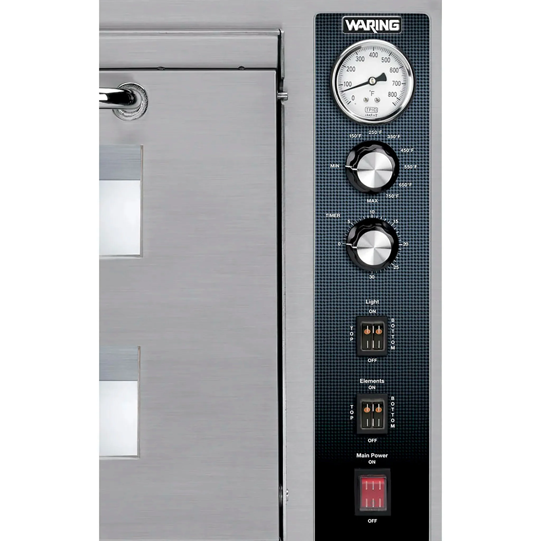 Waring WPO700 Heavy Duty Double Deck, Single Door Oven - 240V - Image 2