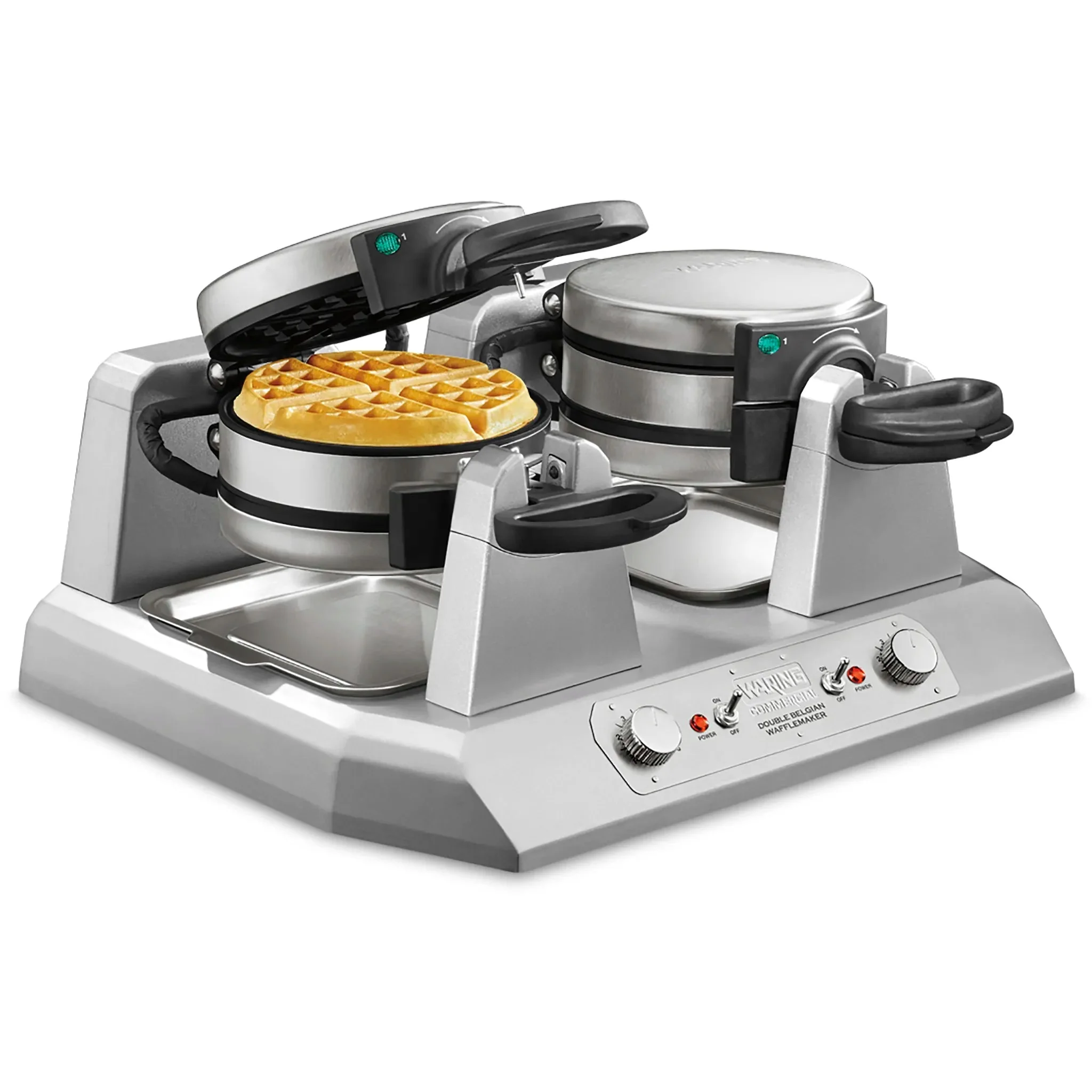 Waring WW300BX Side by Side Double Belgian Waffle Maker - Image 3