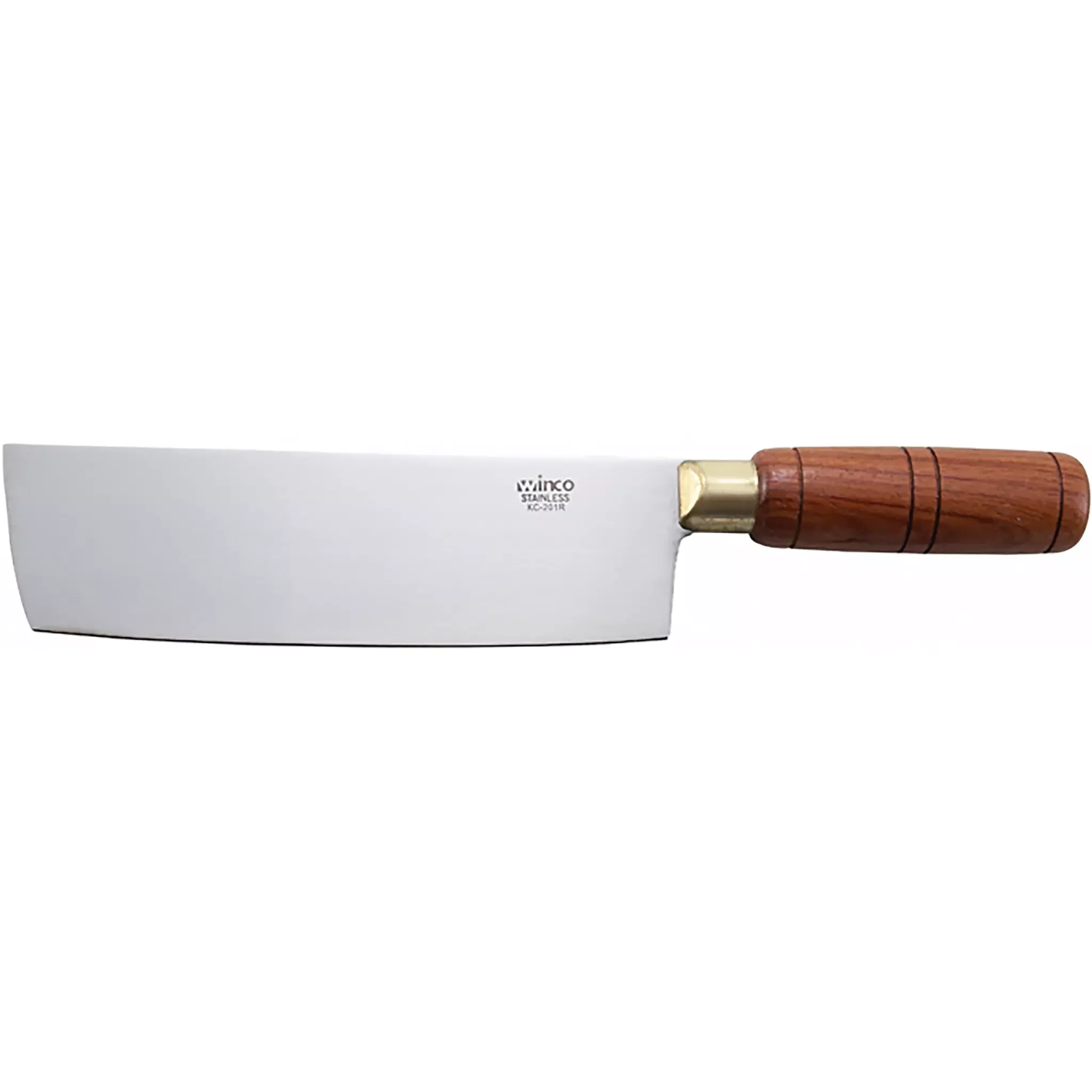 Winco 7" Chinese Cleaver With Wooden Handle