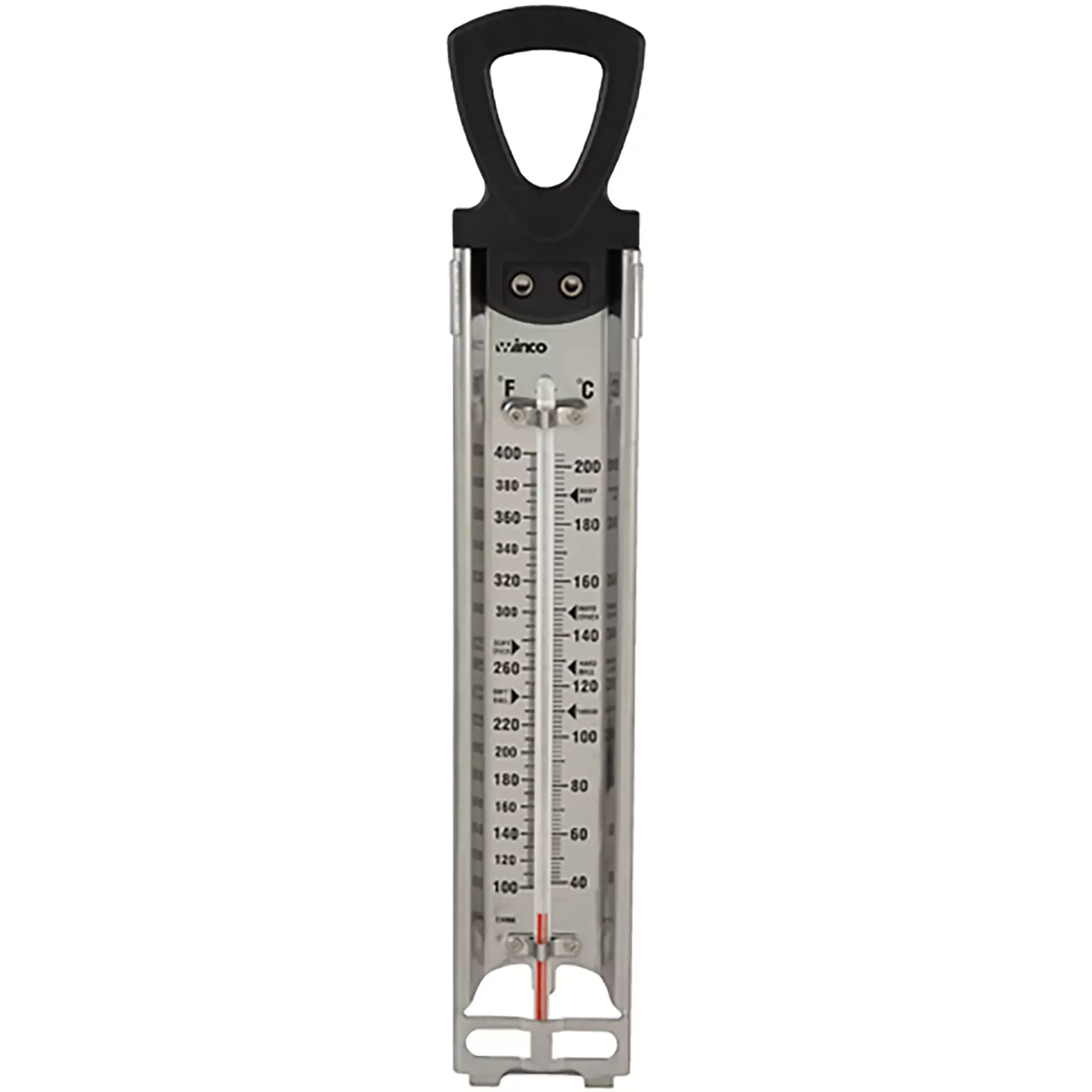 Winco Candy/Deep Fryer Thermometer, Top Hanging