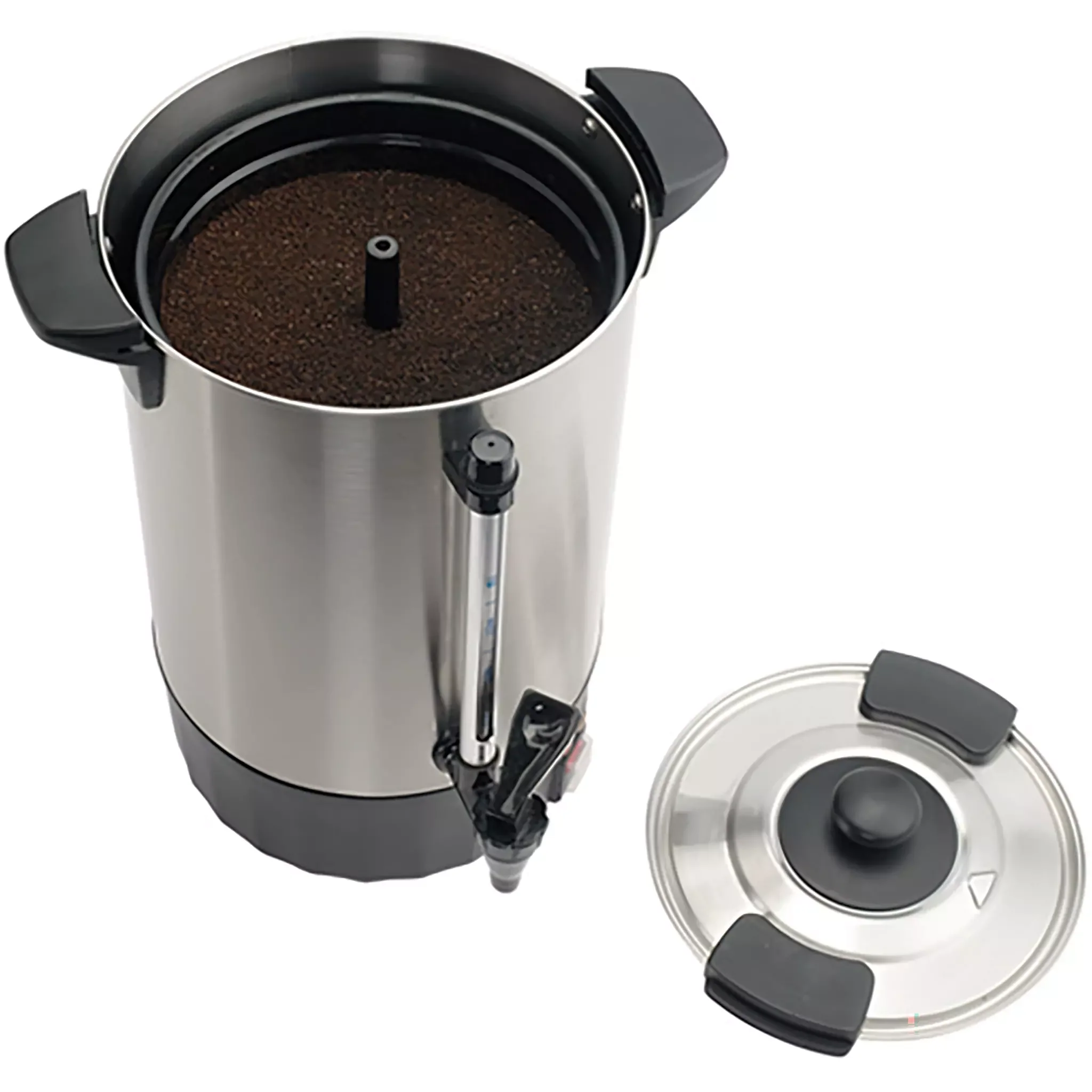 Winco ECU-100A 16L Electric Percolator & Hot Water Dispenser - Image 2