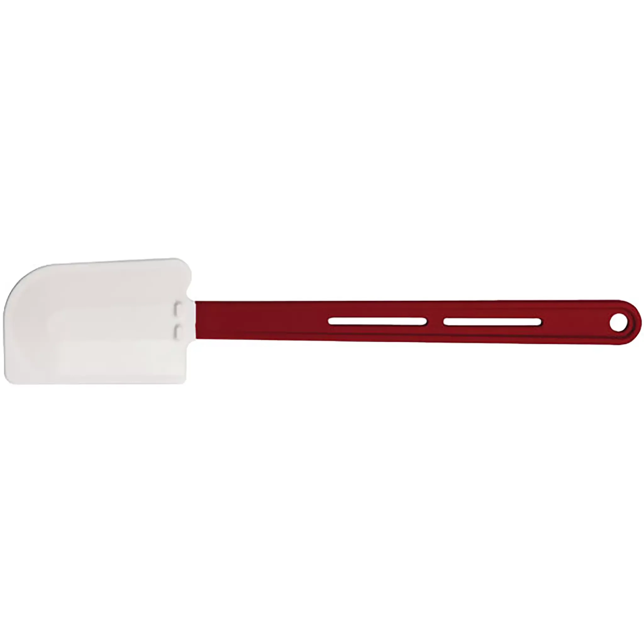 Winco Flat Blade Heat Resistant Silicone Spatula Scraper - Various Sizes - Image 3