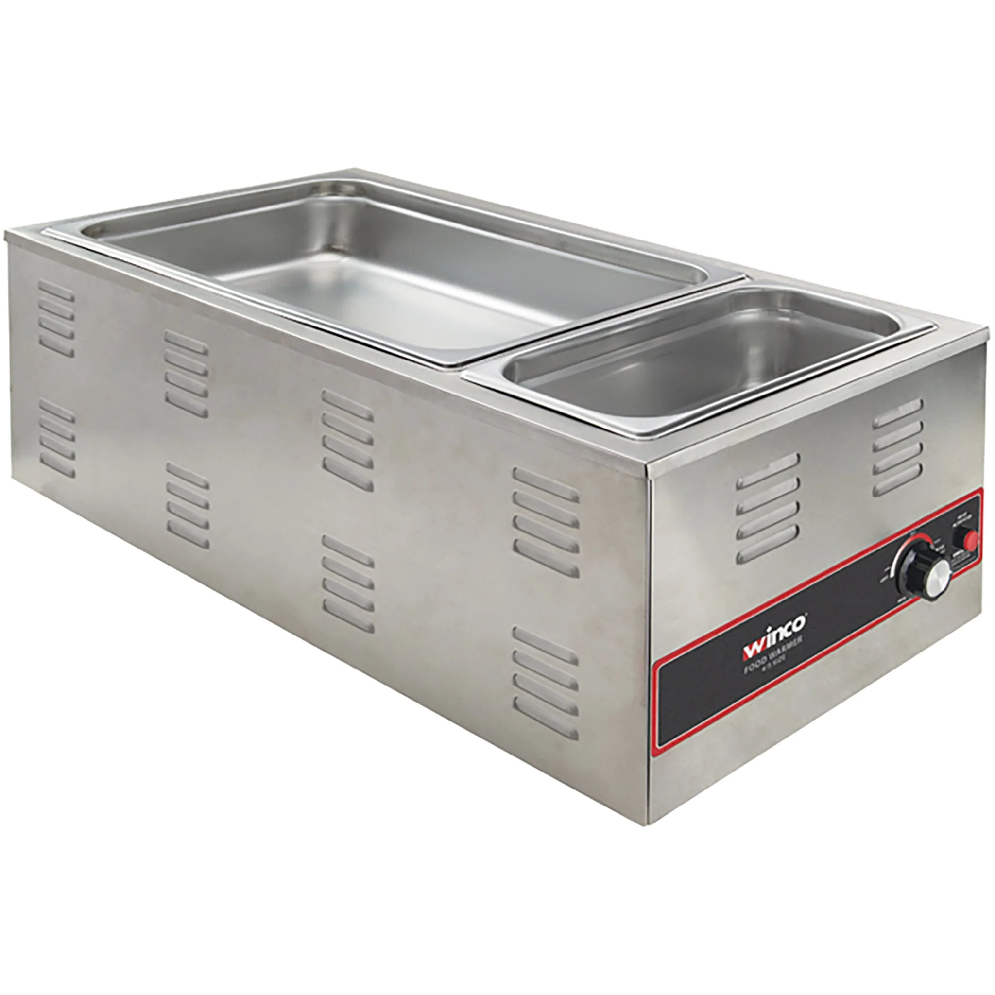 Winco FW-L600 4/3 Electric Food Warmer, 1500W - Image 3