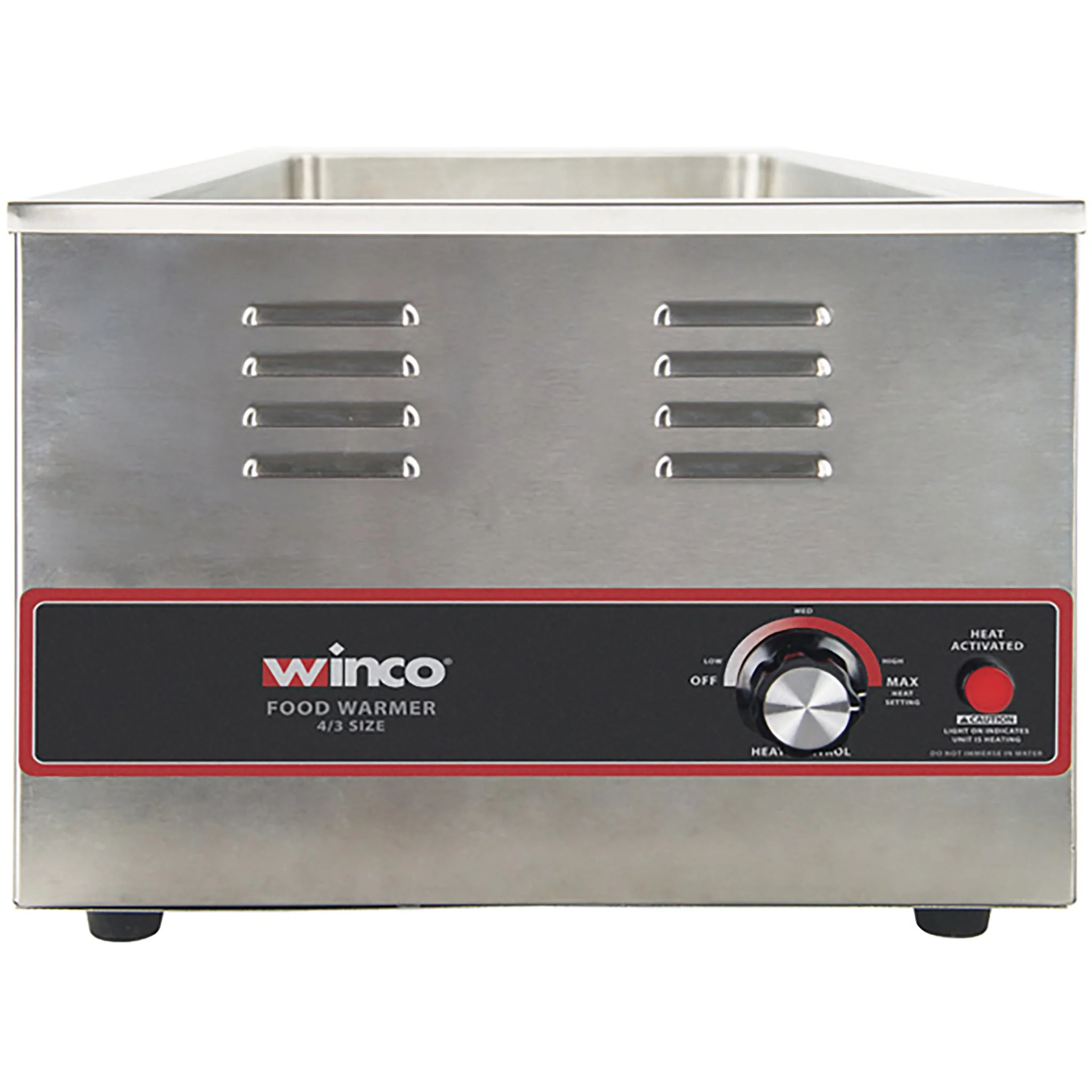 Winco FW-L600 4/3 Electric Food Warmer, 1500W - Image 4