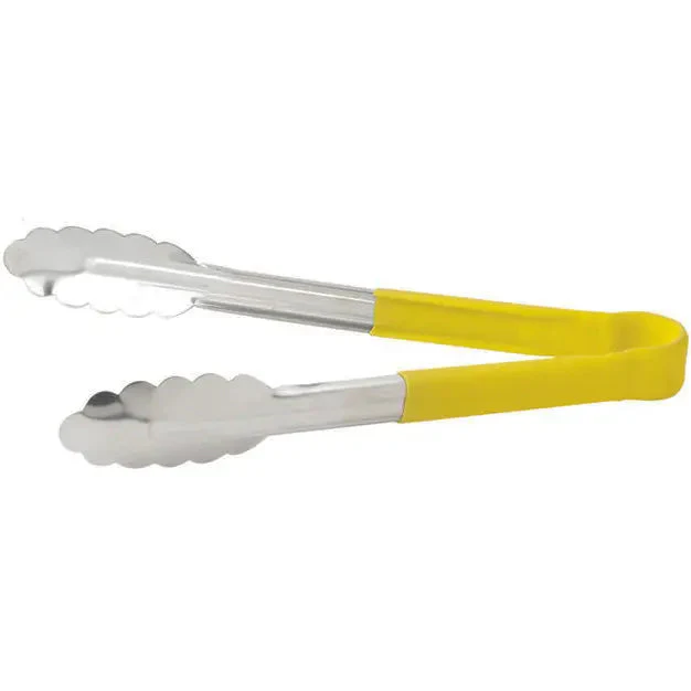 Winco Heat Resistant Heavy Duty Utility Tongs - Various Sizes/Colours - Image 5