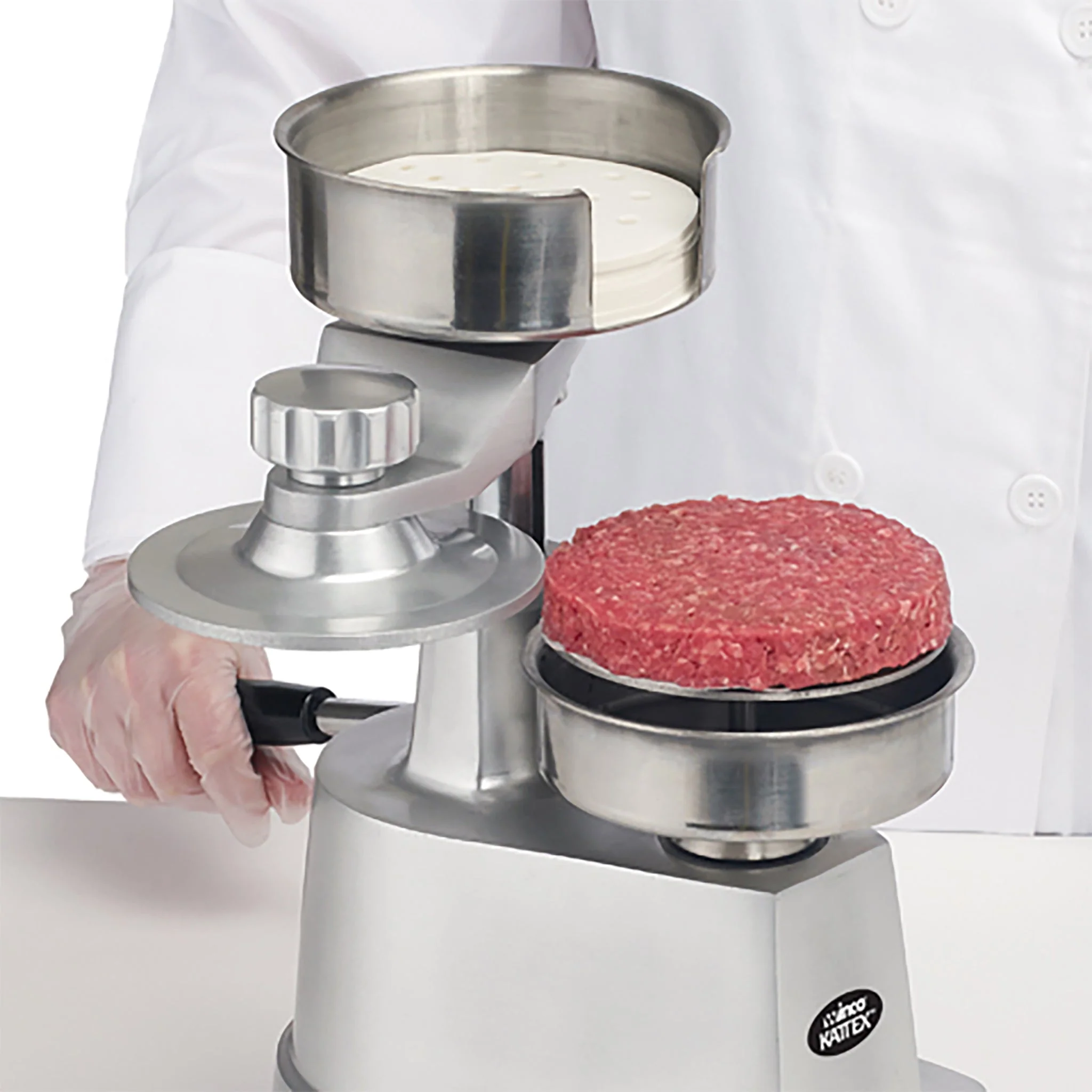 Winco KATTEX HBP-3 Heavy-Duty Burger Patty Press - Image 6