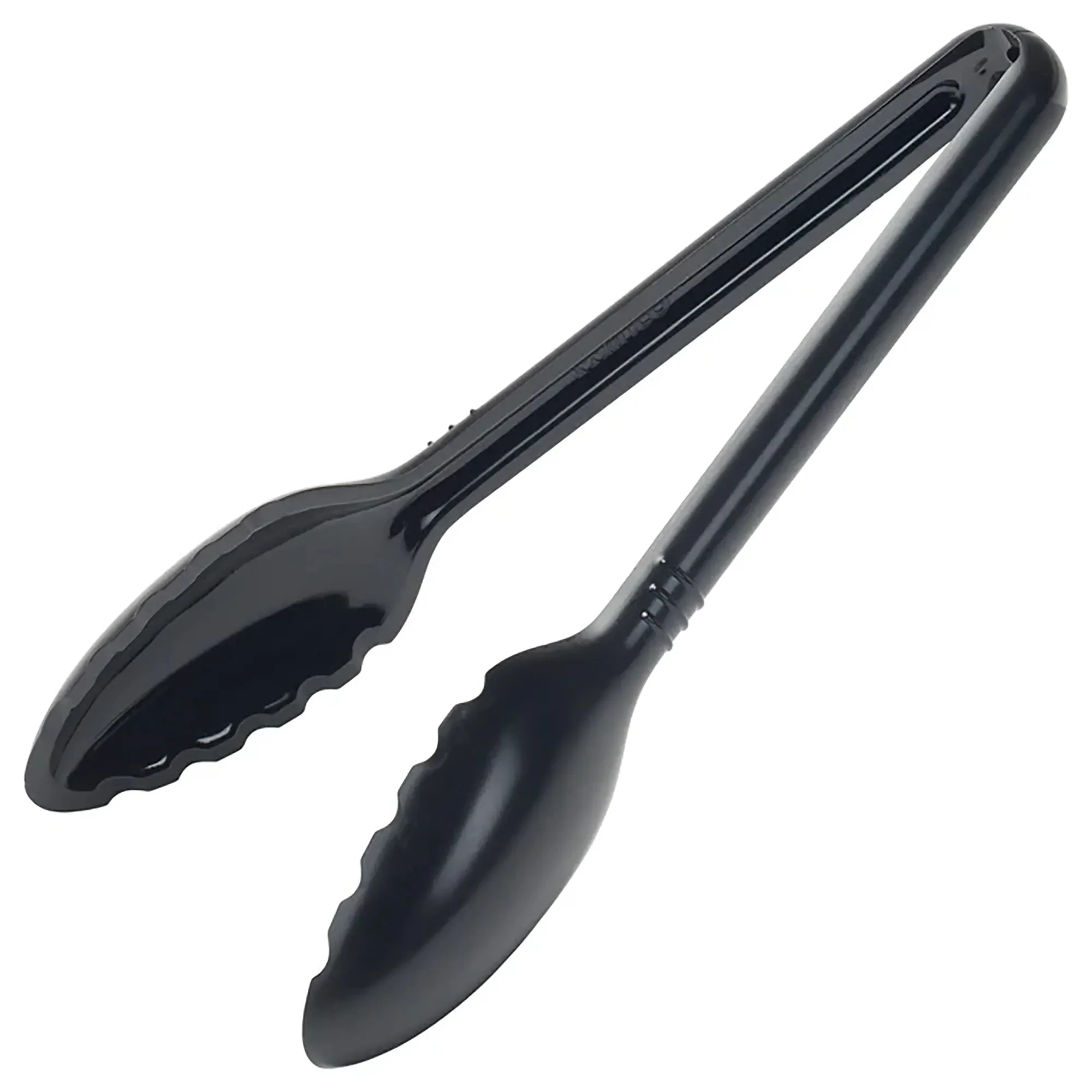 Winco CURV Black Serving Tongs - Various Sizes - Image 2
