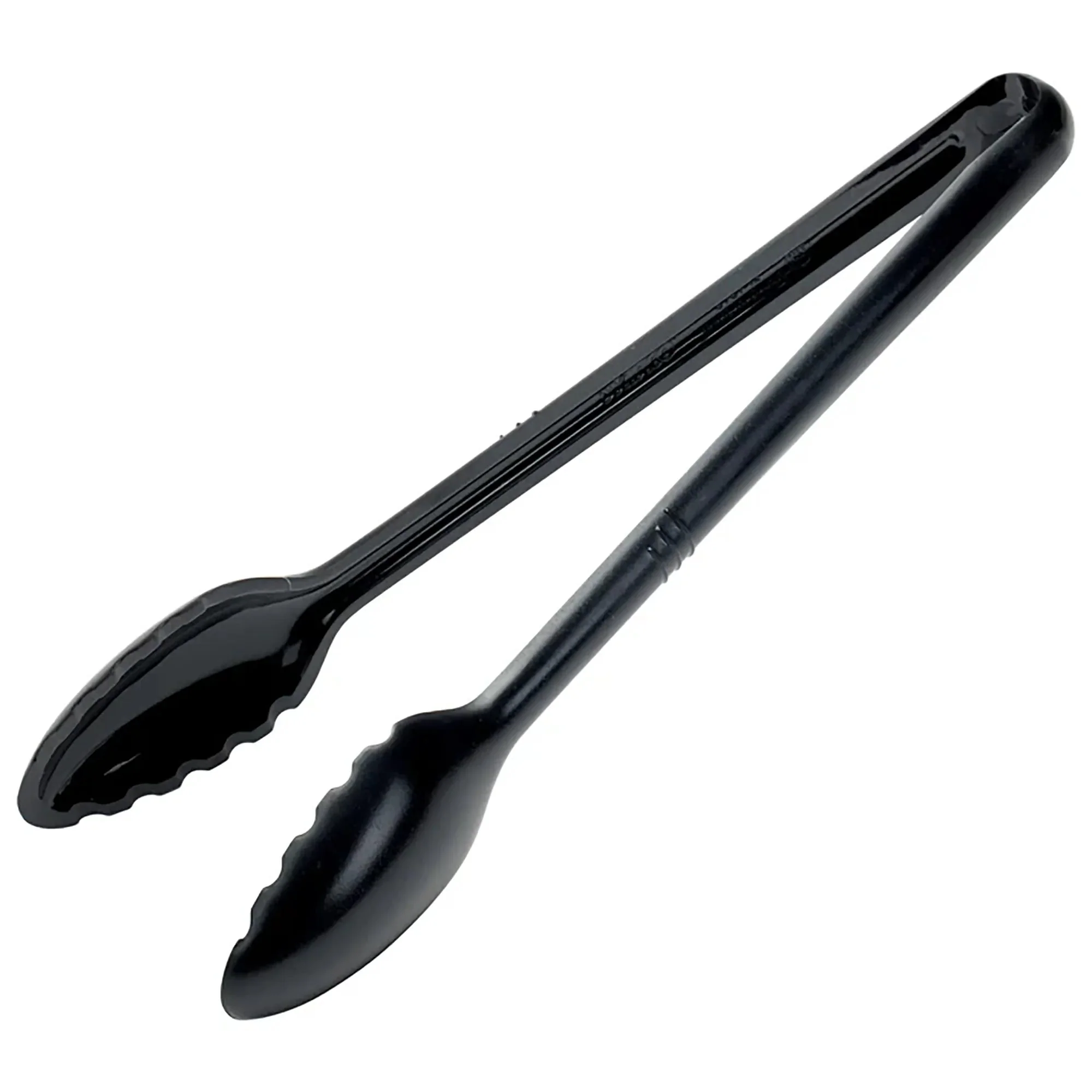 Winco CURV Black Serving Tongs - Various Sizes - Image 3