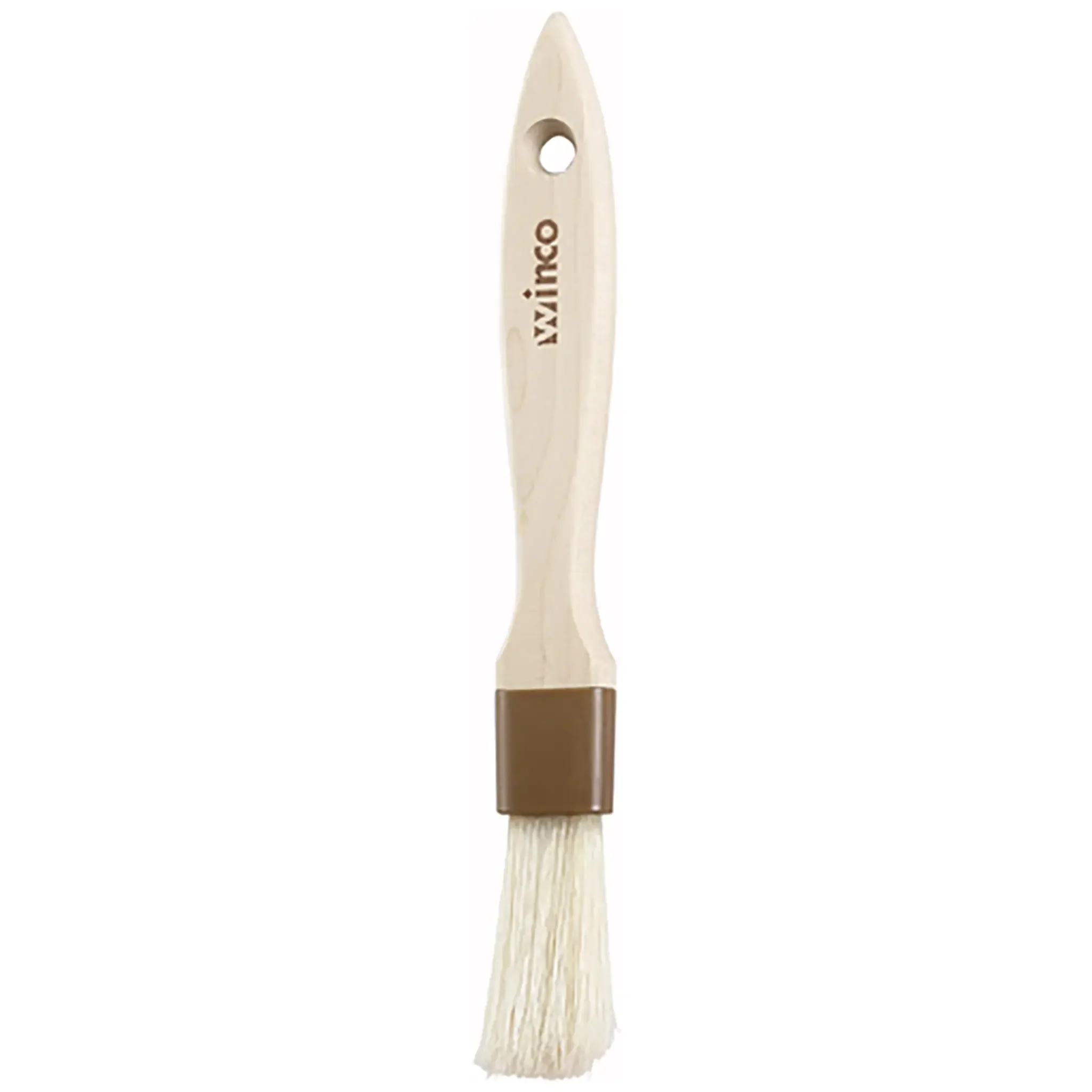 Winco Plastic Boar Bristle Pastry/Basting Brush - Various Sizes - Image 3