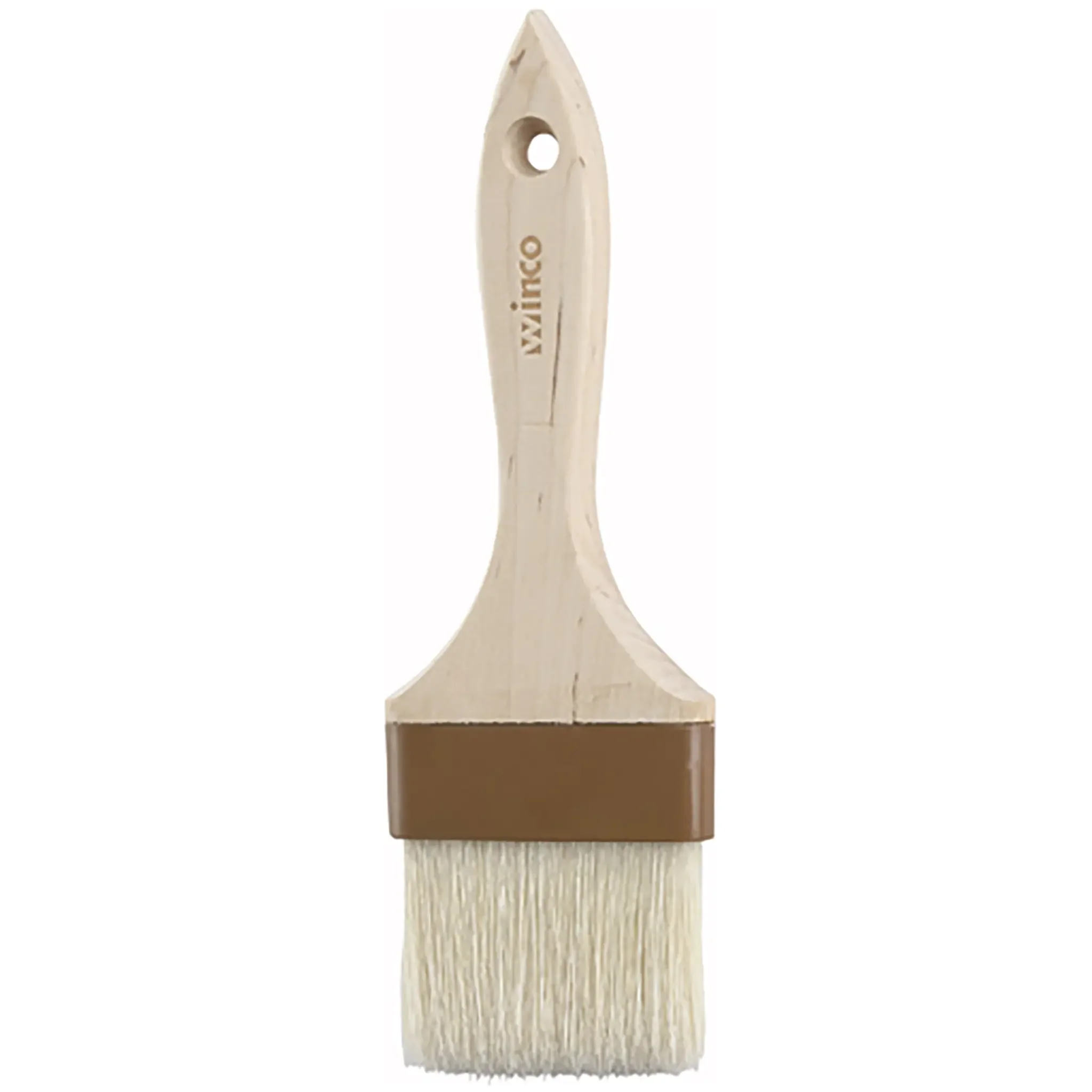 Winco Plastic Boar Bristle Pastry/Basting Brush - Various Sizes - Image 6