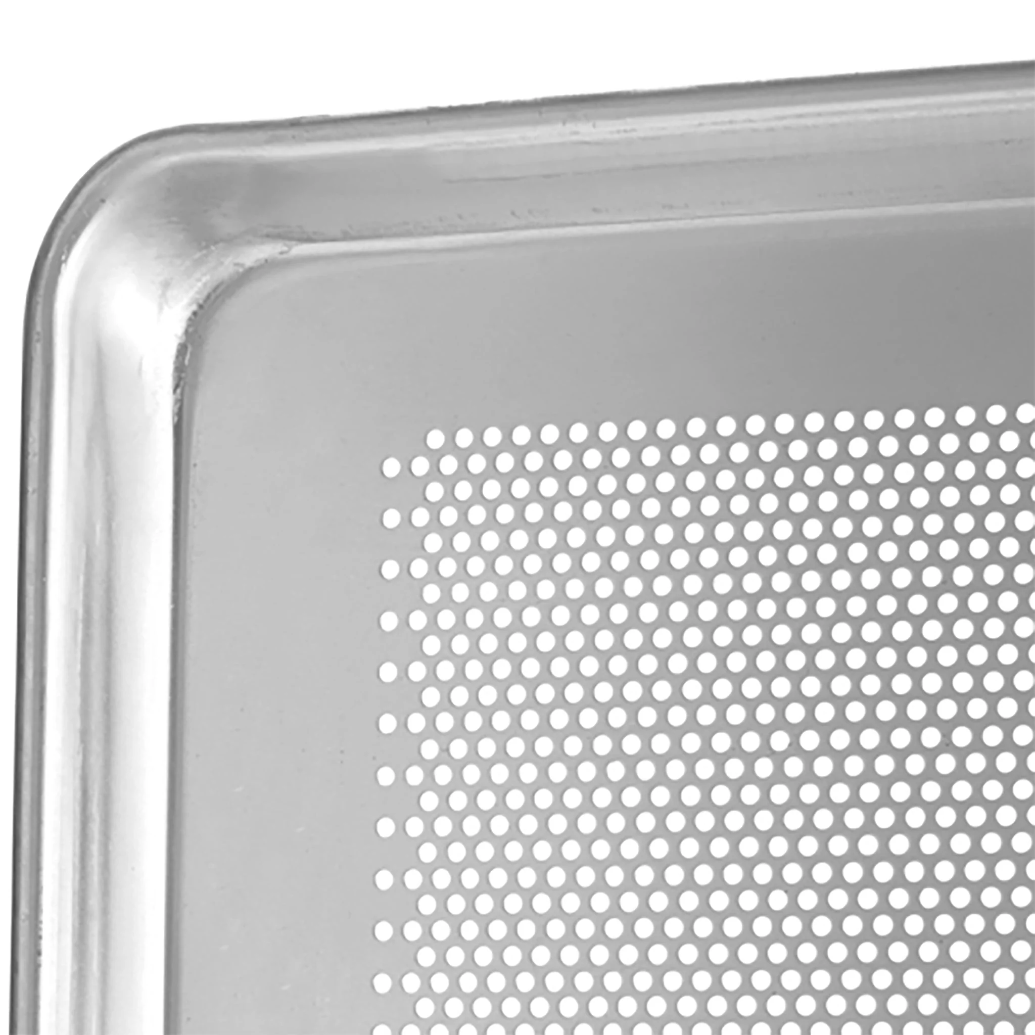 Winco Perforated 18 Gauge Aluminum Sheet Pan - Various Sizes - Image 3