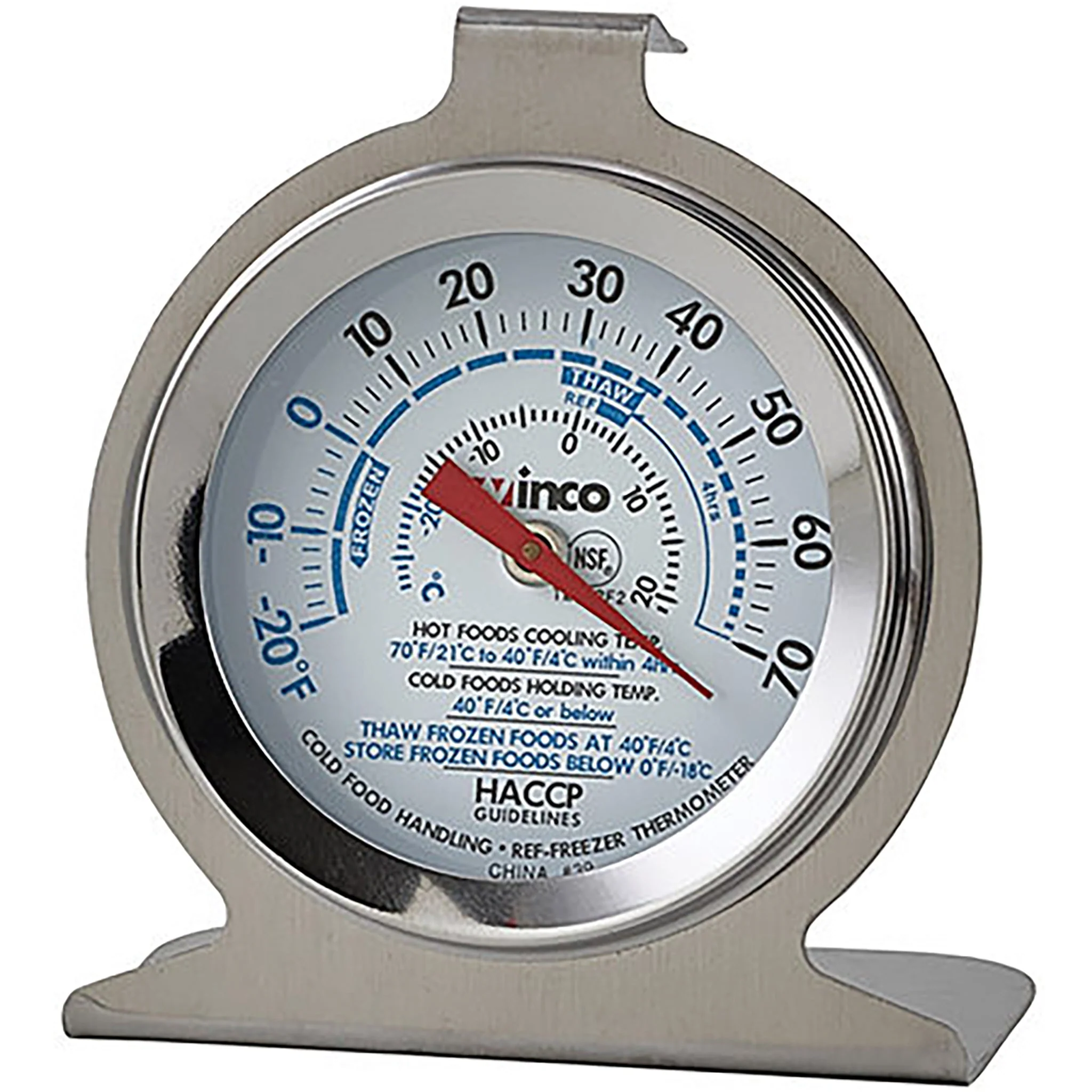 Winco Refrigerator/Freezer Thermometer - Various Sizes