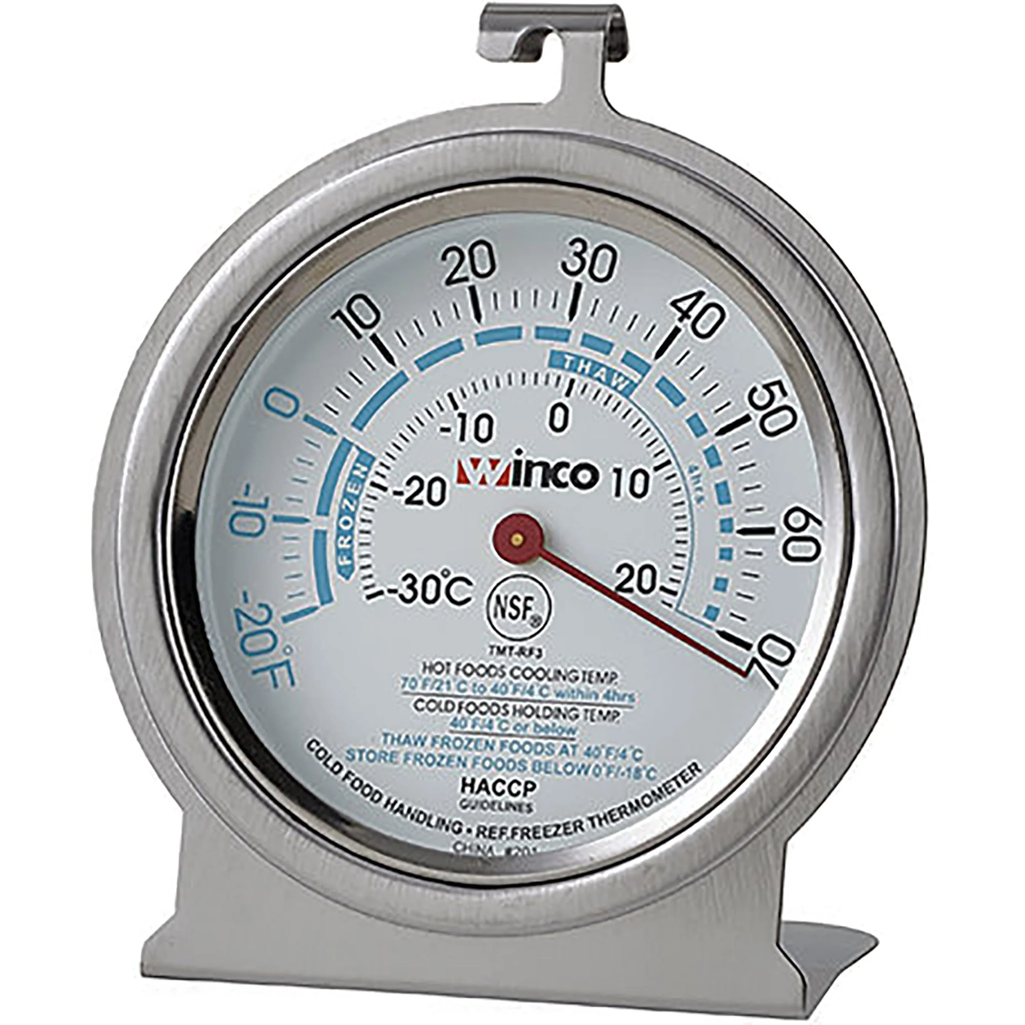 Winco Refrigerator/Freezer Thermometer - Various Sizes - Image 2