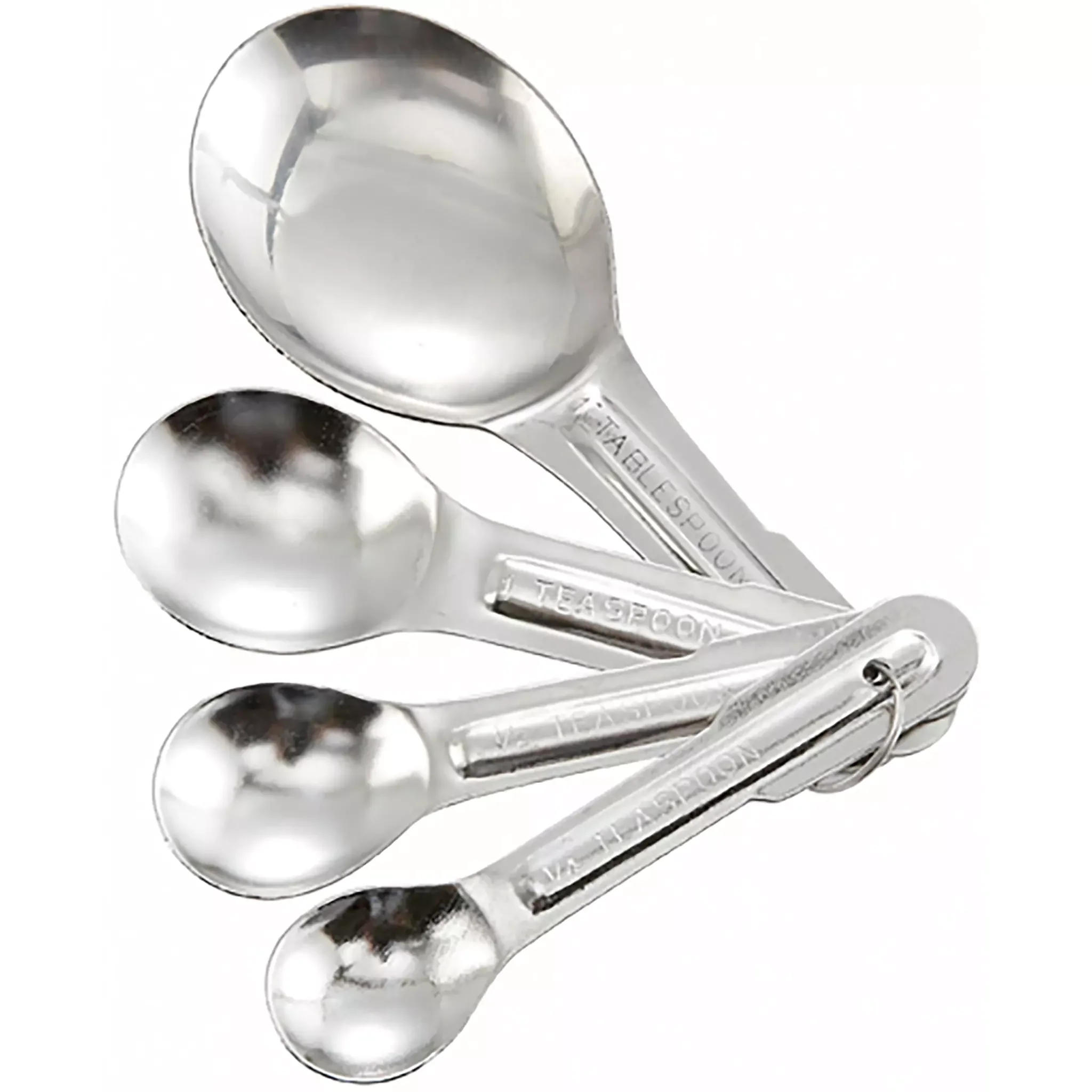 Winco Stainless Steel Economy Measuring Spoon Set (Set of 4)
