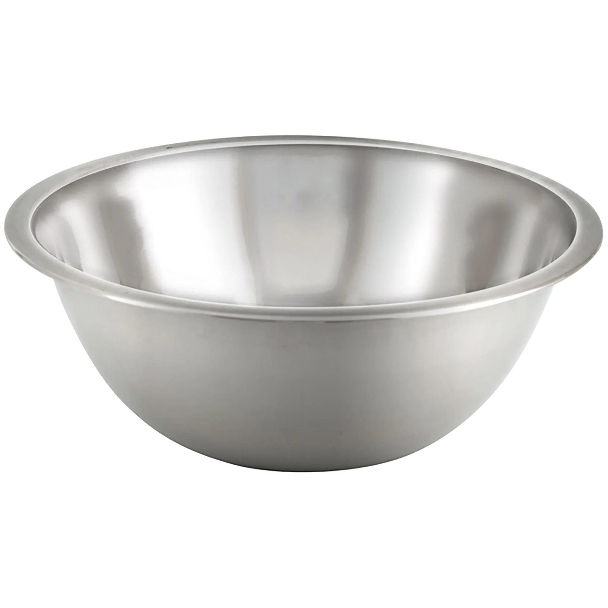 Winco Stainless Steel Economy Mixing Bowl - Various Sizes - Image 3