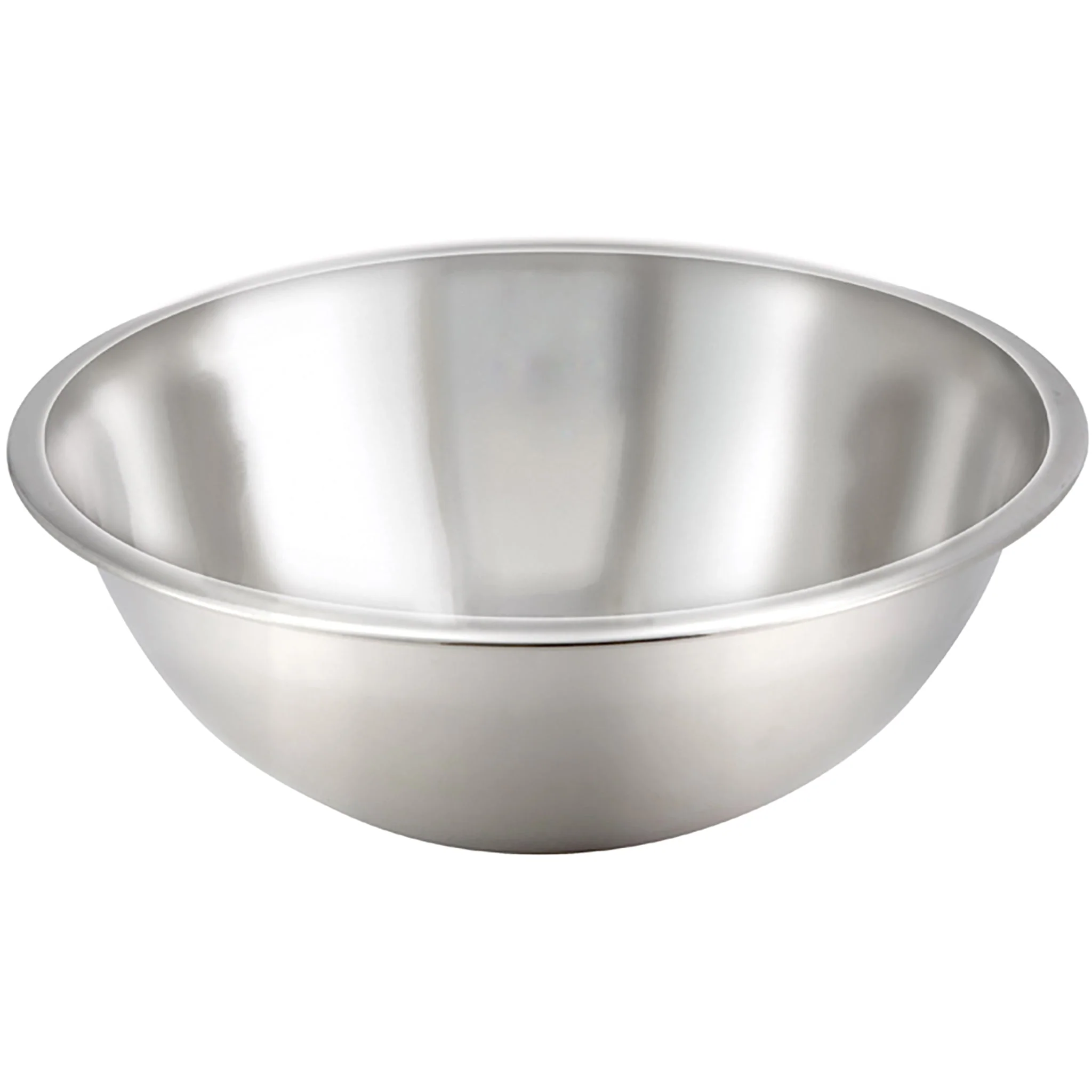 Winco Stainless Steel Economy Mixing Bowl - Various Sizes - Image 4