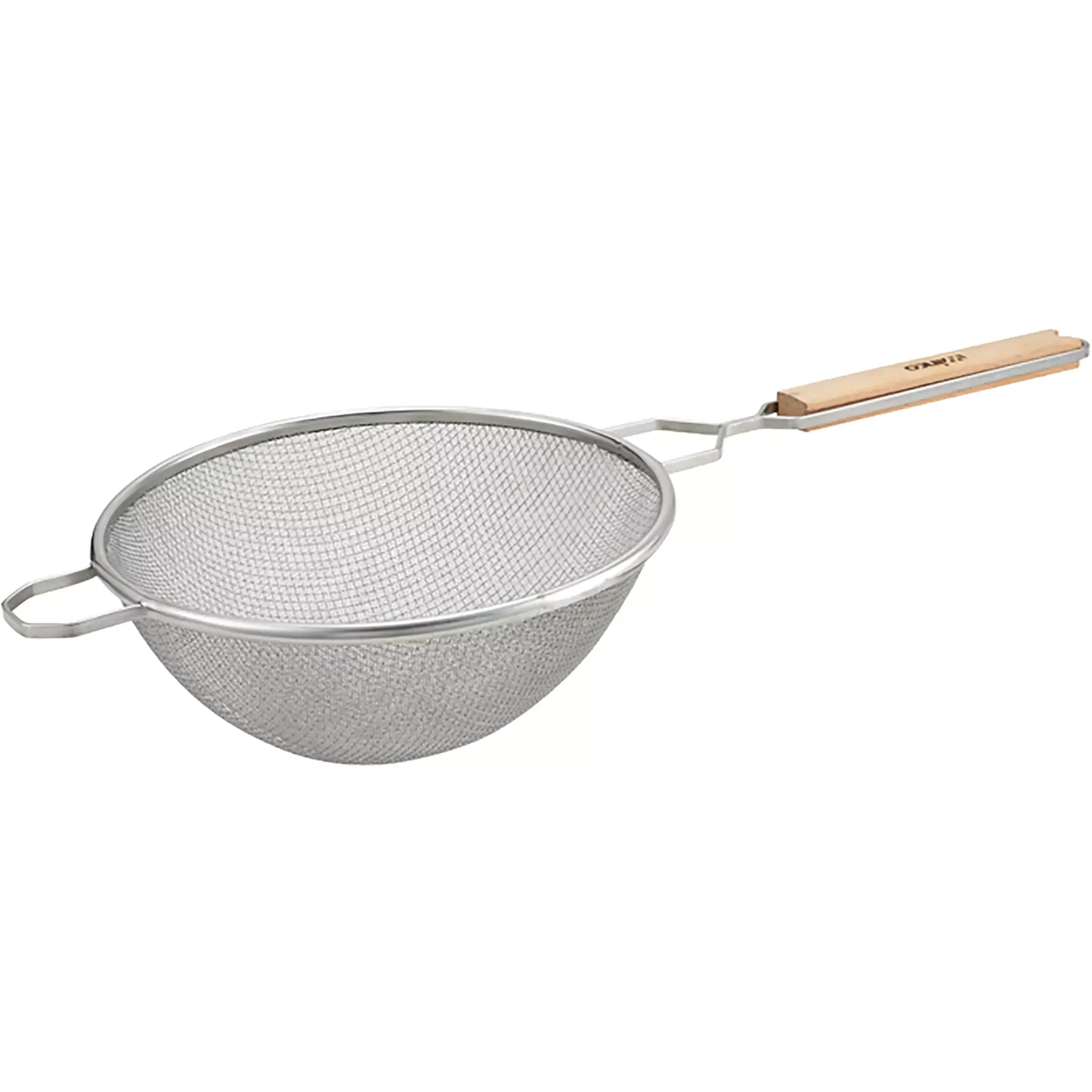 Winco Stainless Steel Fine Mesh Strainer - Various Sizes - Image 4