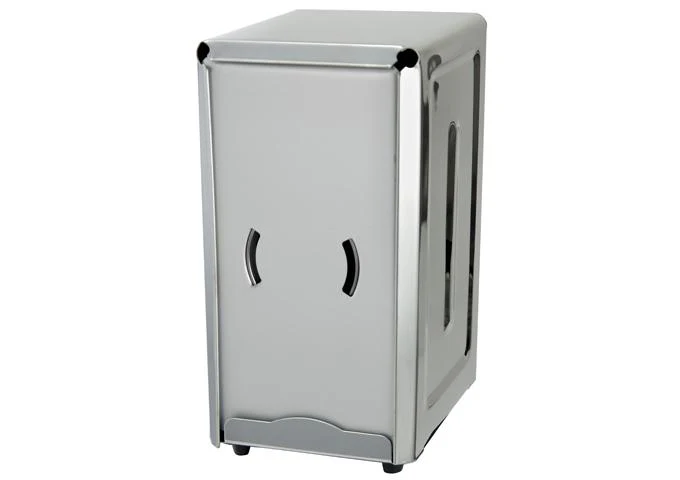 Winco Stainless Steel Napkin Dispenser - Various Sizes - Image 3