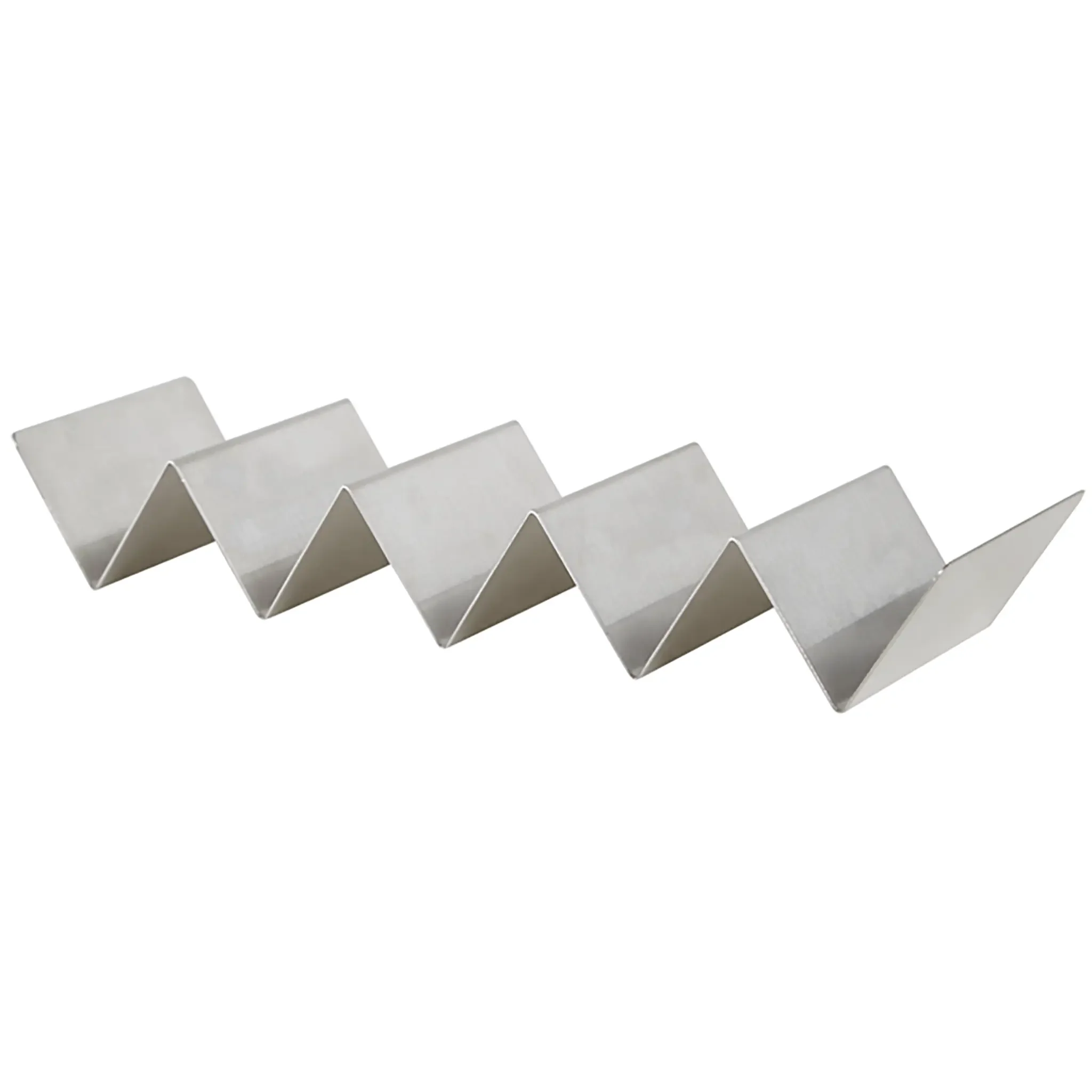 Winco Stainless Steel Taco Holder - Various Sizes - Image 5