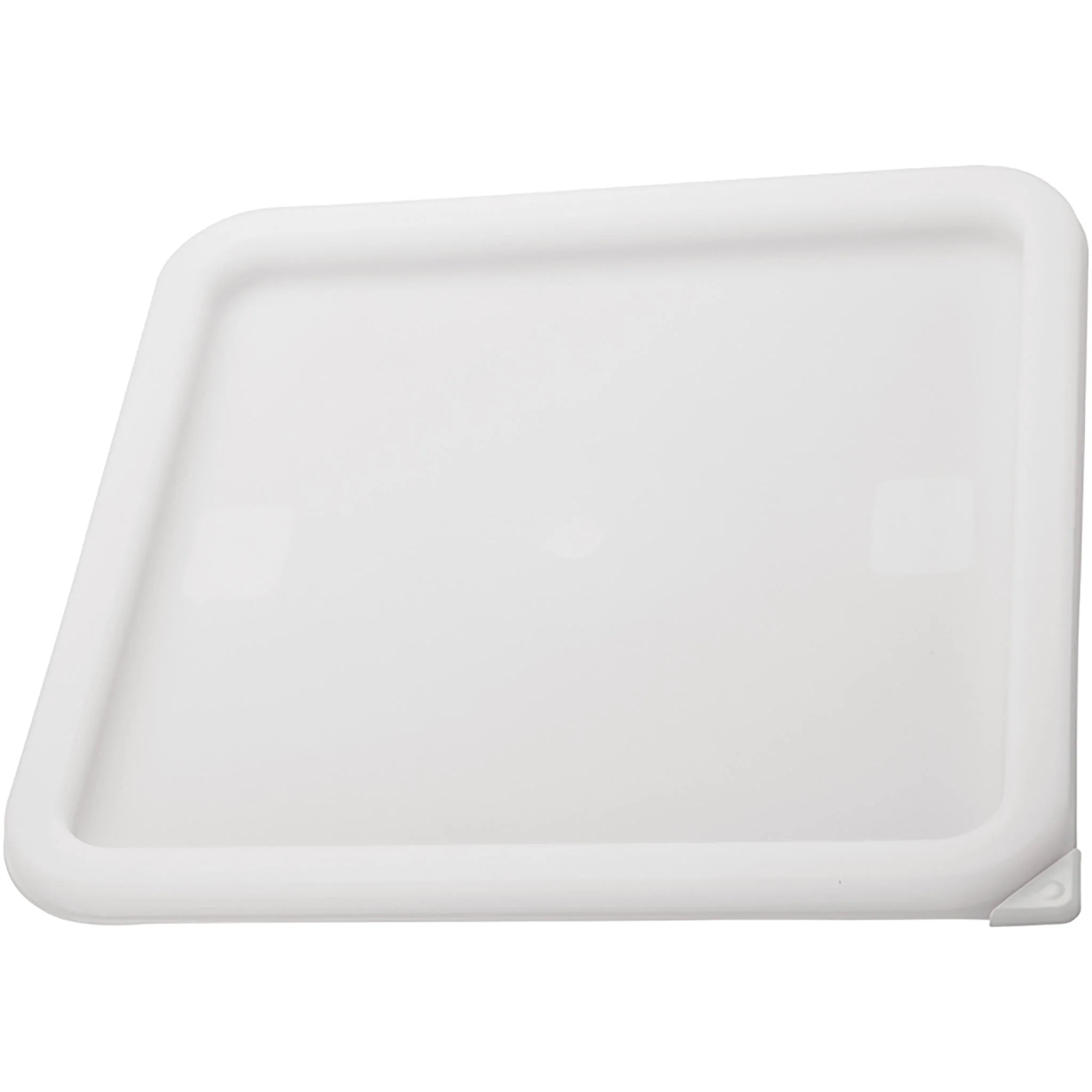 Winco PECC Series White Cover For Square Storage Container - Various Sizes - Image 3